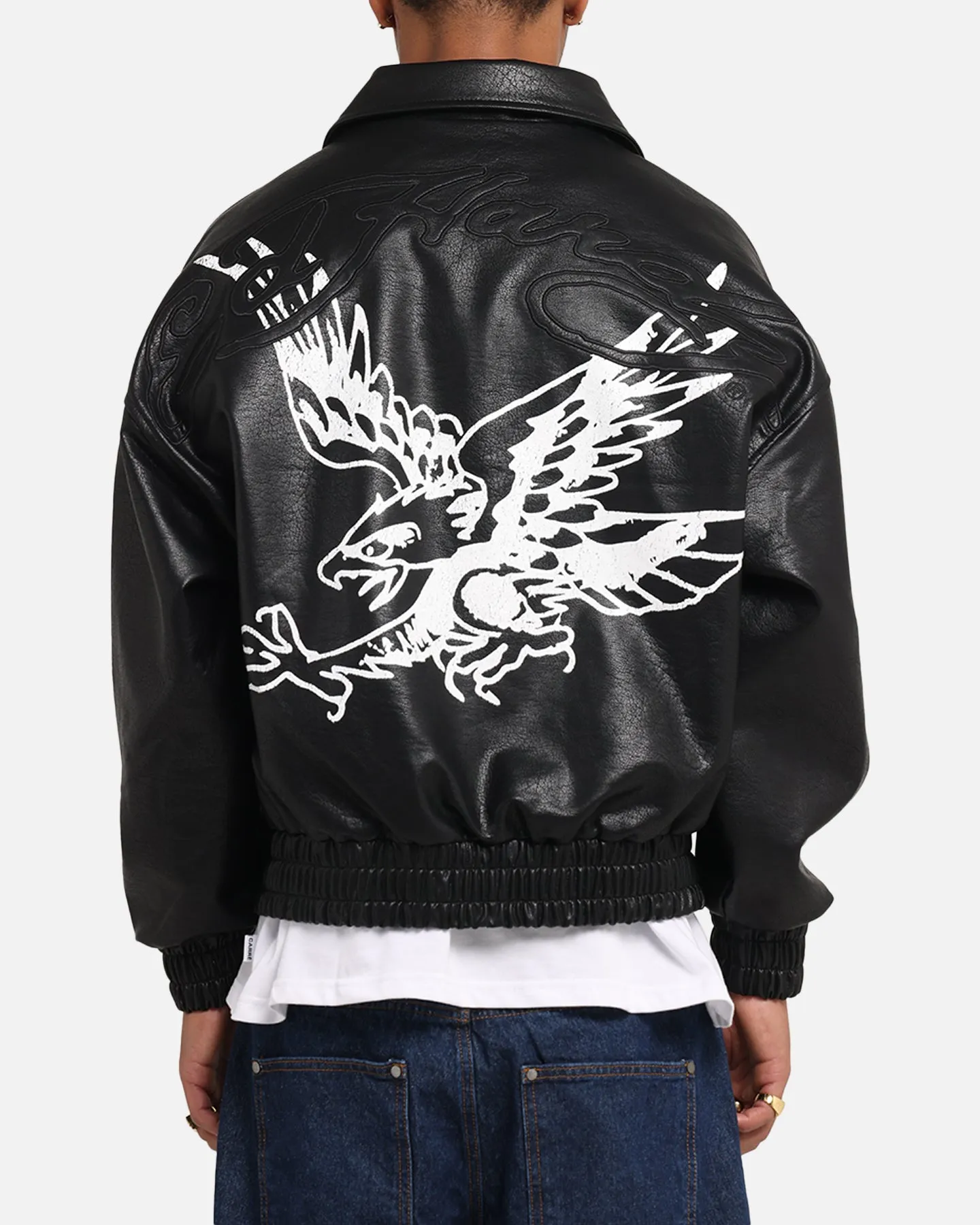 Ed Hardy Eagle Jacket Black suitable for work uniforms