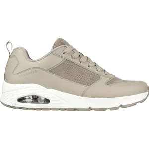 Skechers Mens Uno Sol Trainers Taupe Quick Flex