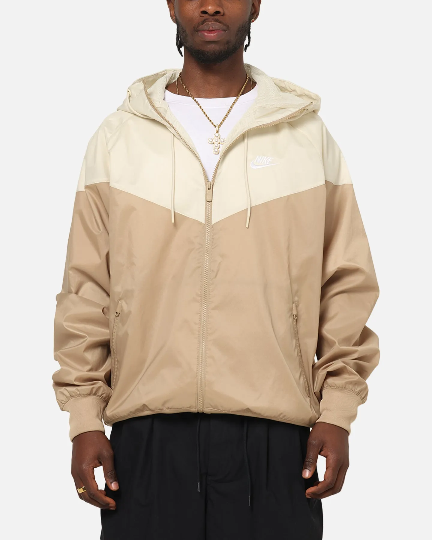 Nike Sportswear Woven Windrunner Jacket Beige/Khaki suitable for beauty pageants Gift