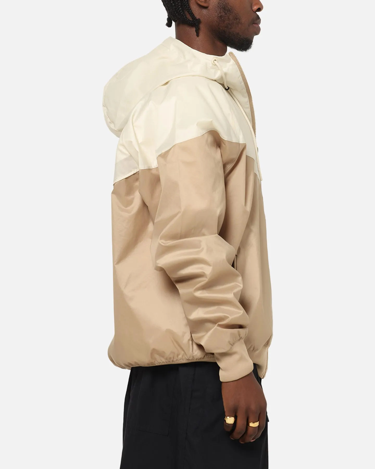 Nike Sportswear Woven Windrunner Jacket Beige/Khaki label