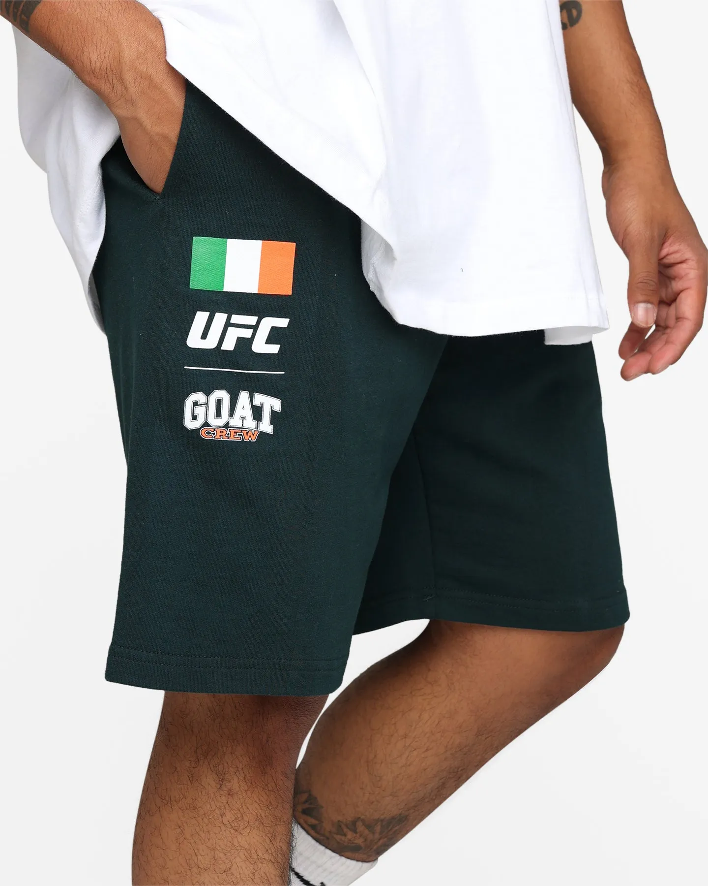 Goat Crew X UFC Team McGregor Shorts Deep Green Active Days