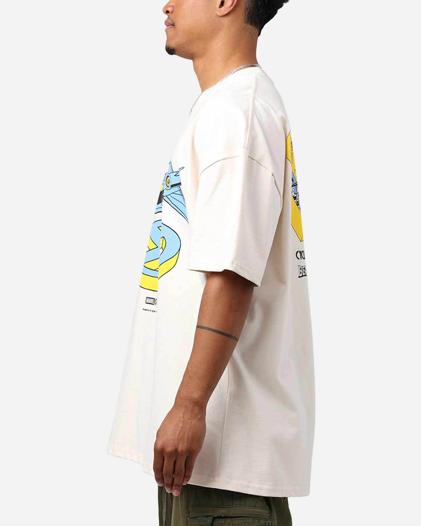 Low Profile Collar Marvel X-Men The Blackbird Heavyweight T-Shirt Off White