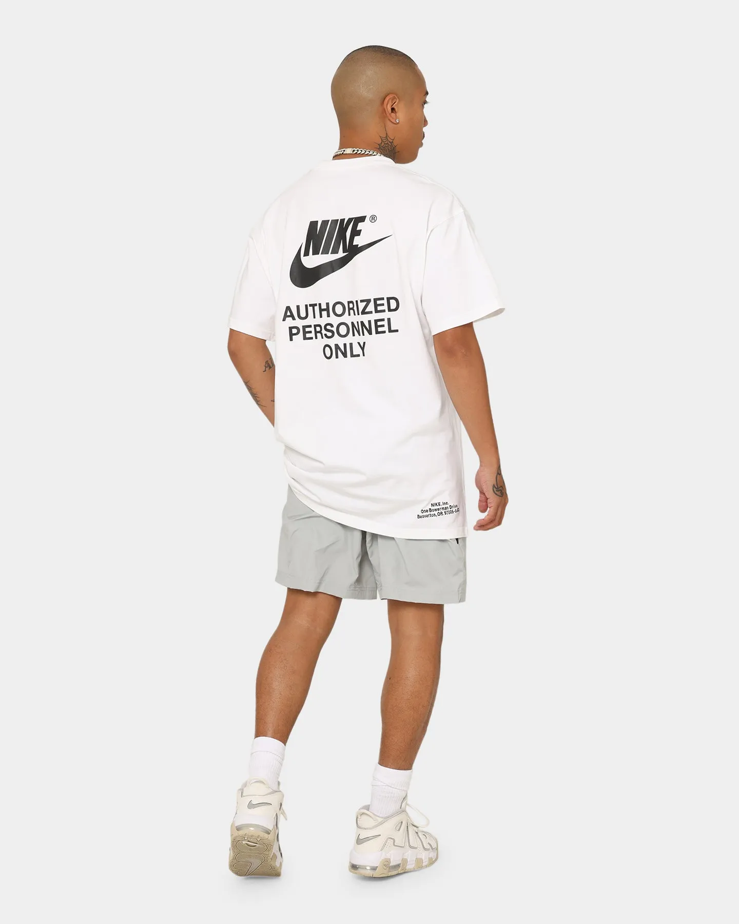 Nike Sportswear Authorized Personnel T-Shirt White Sophisticated Casual Timeless Layering