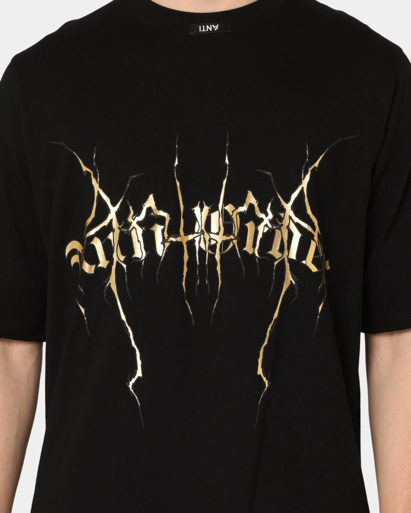 The Anti Order Youthquake T-Shirt Black/Gold Comfortable Style