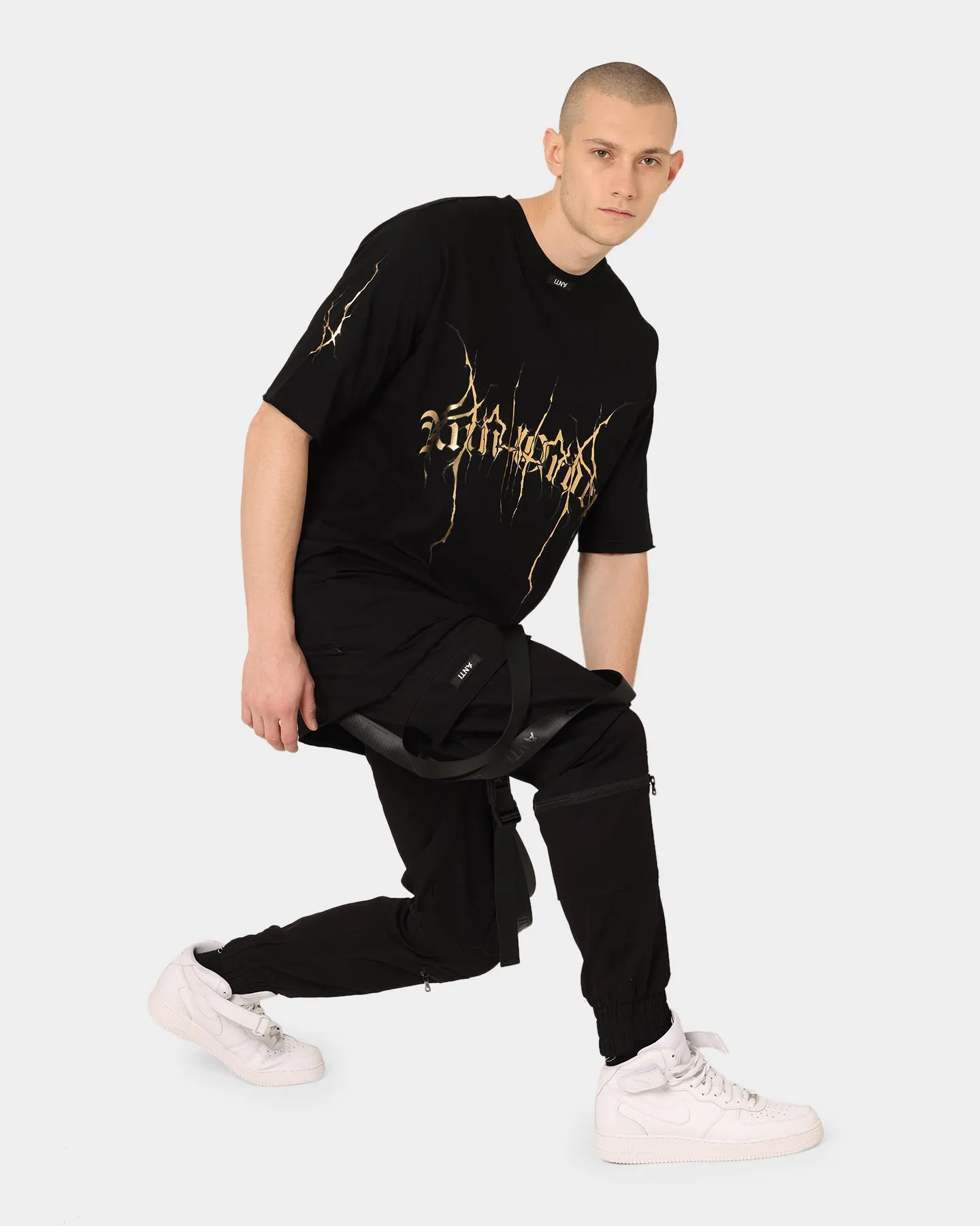 The Anti Order Youthquake T-Shirt Black/Gold Unisex style