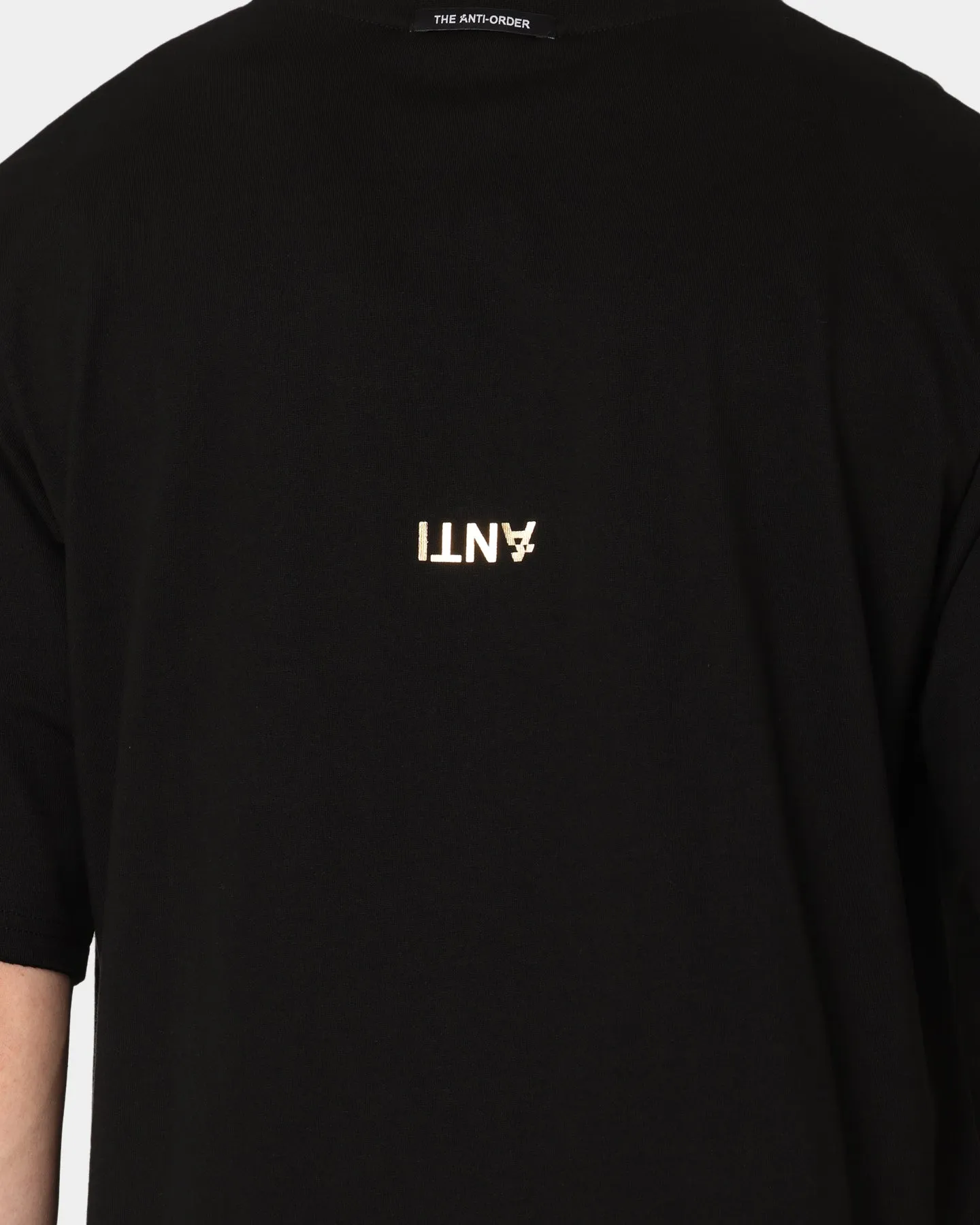 Classic Design Recycled Polyester The Anti Order Youthquake T-Shirt Black/Gold