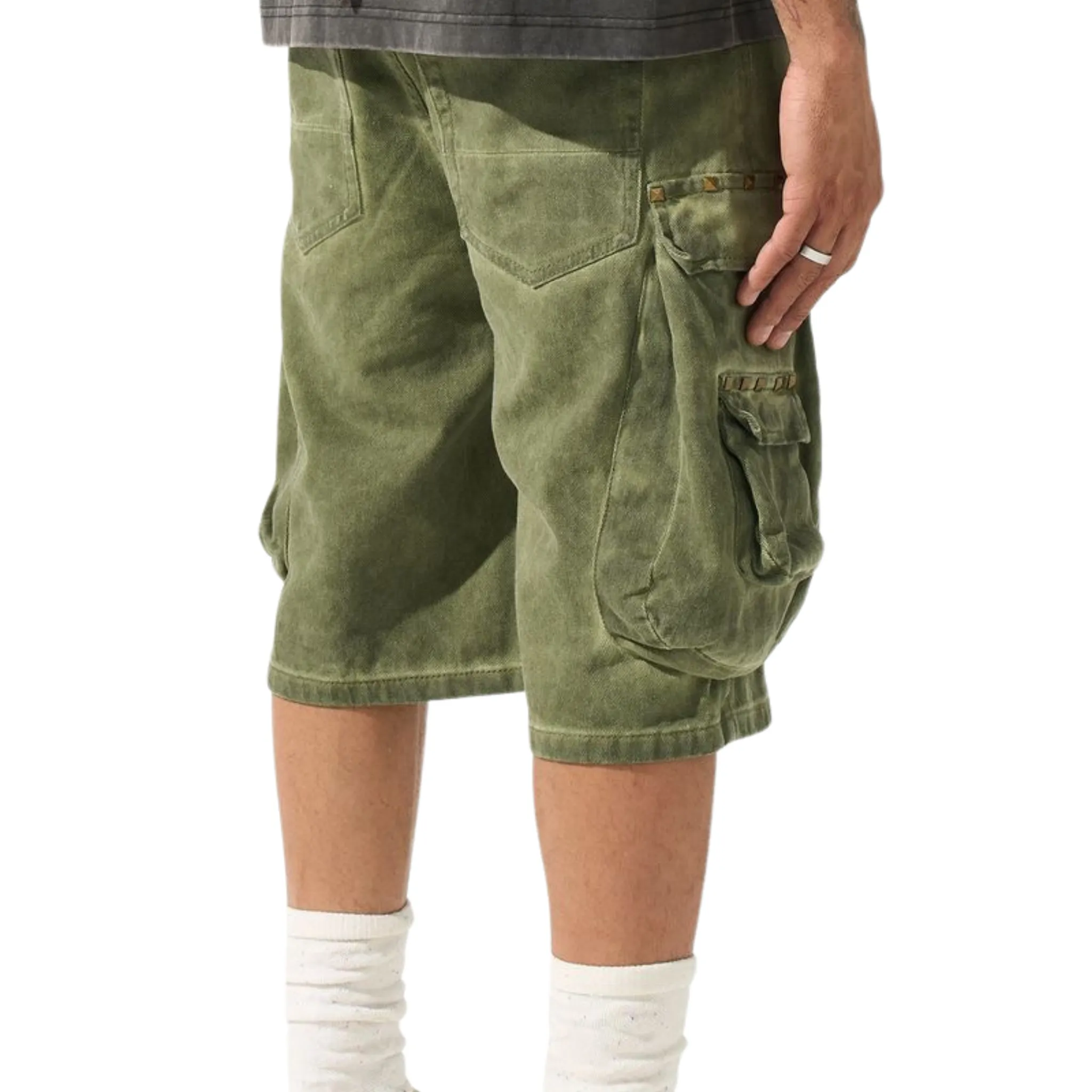 Stretchable Material Mom Soft Serenede "OLEA" Denim Shorts