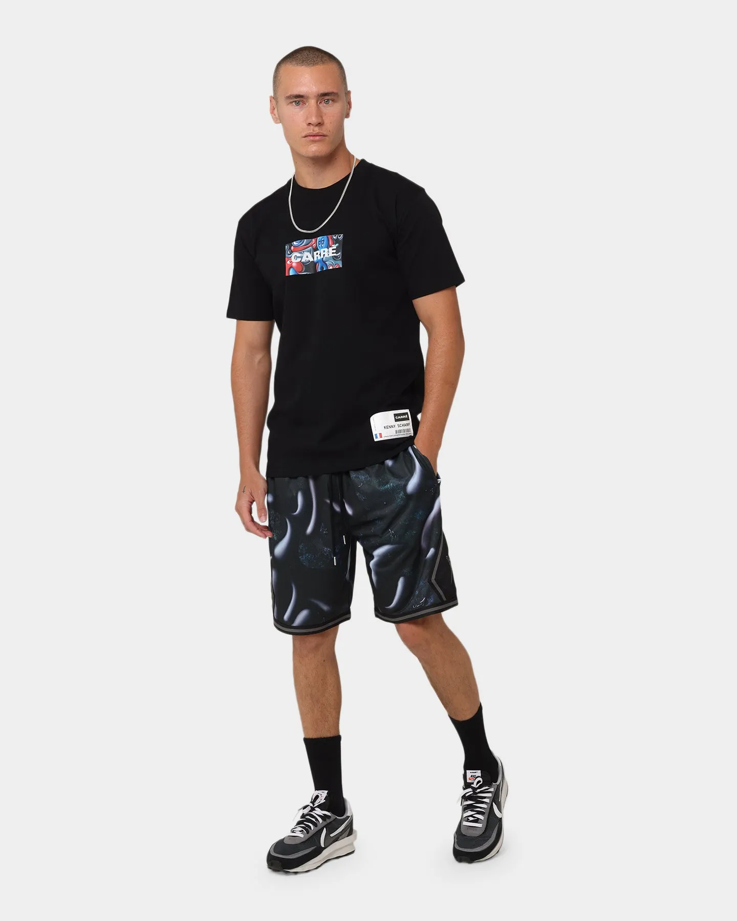 Carr?? X Kenny Scharf BZ Box Classique T-Shirt Black Soft Touch Texture