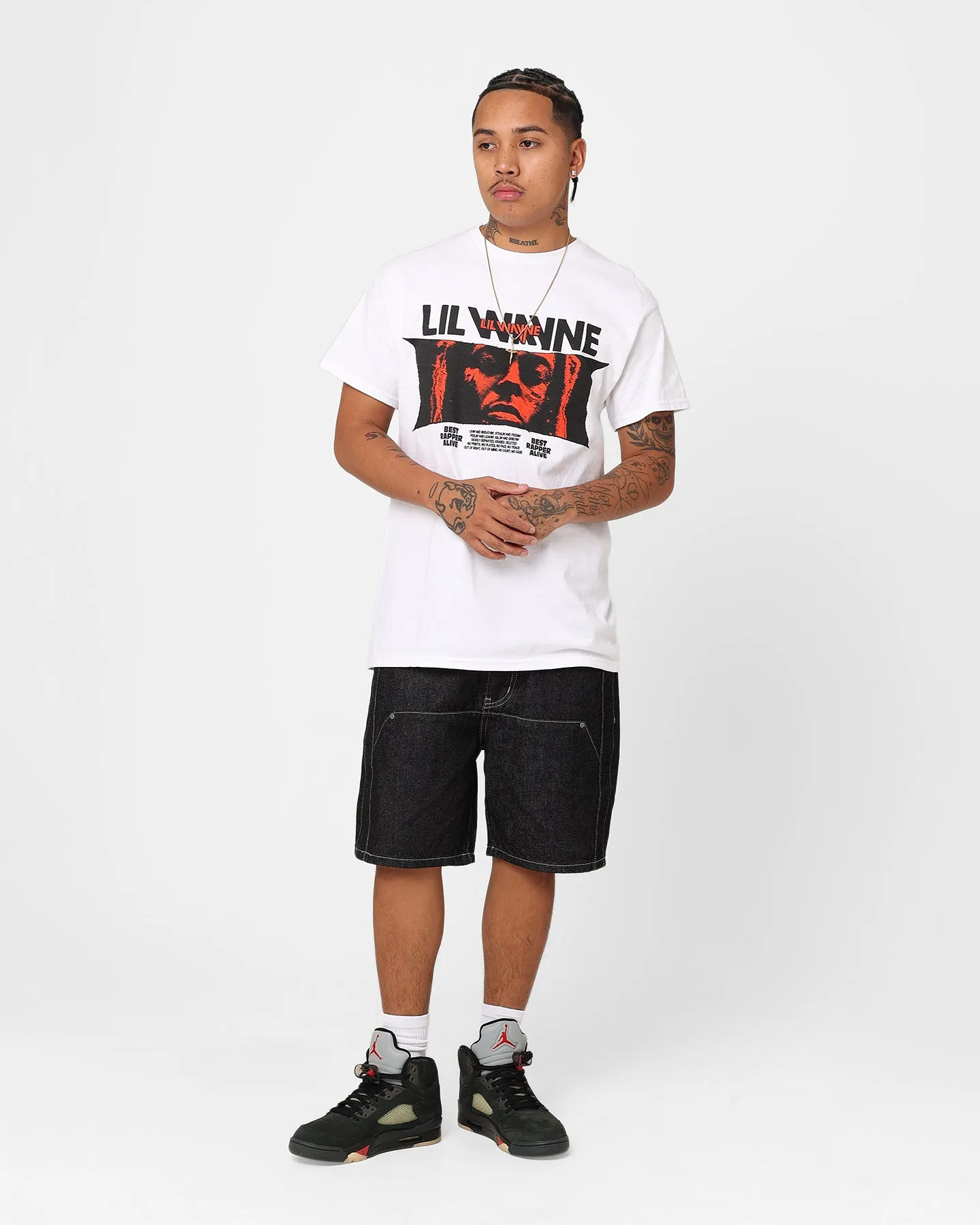Lil Wayne No White T-Shirt White Ultra Soft Blend