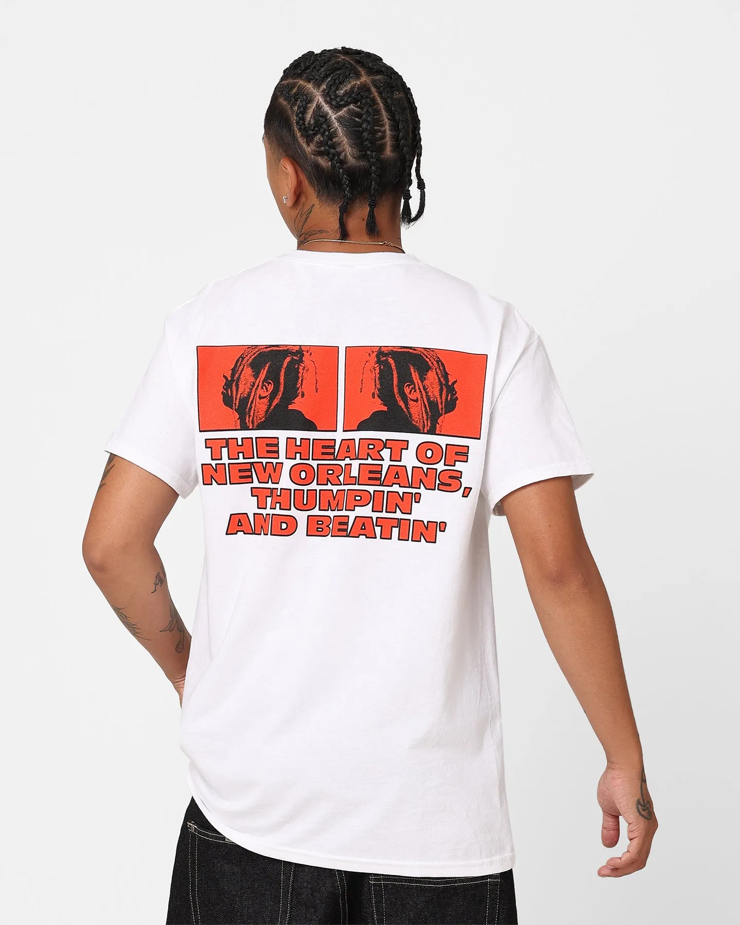 Lil Wayne No White T-Shirt White Relaxed Look
