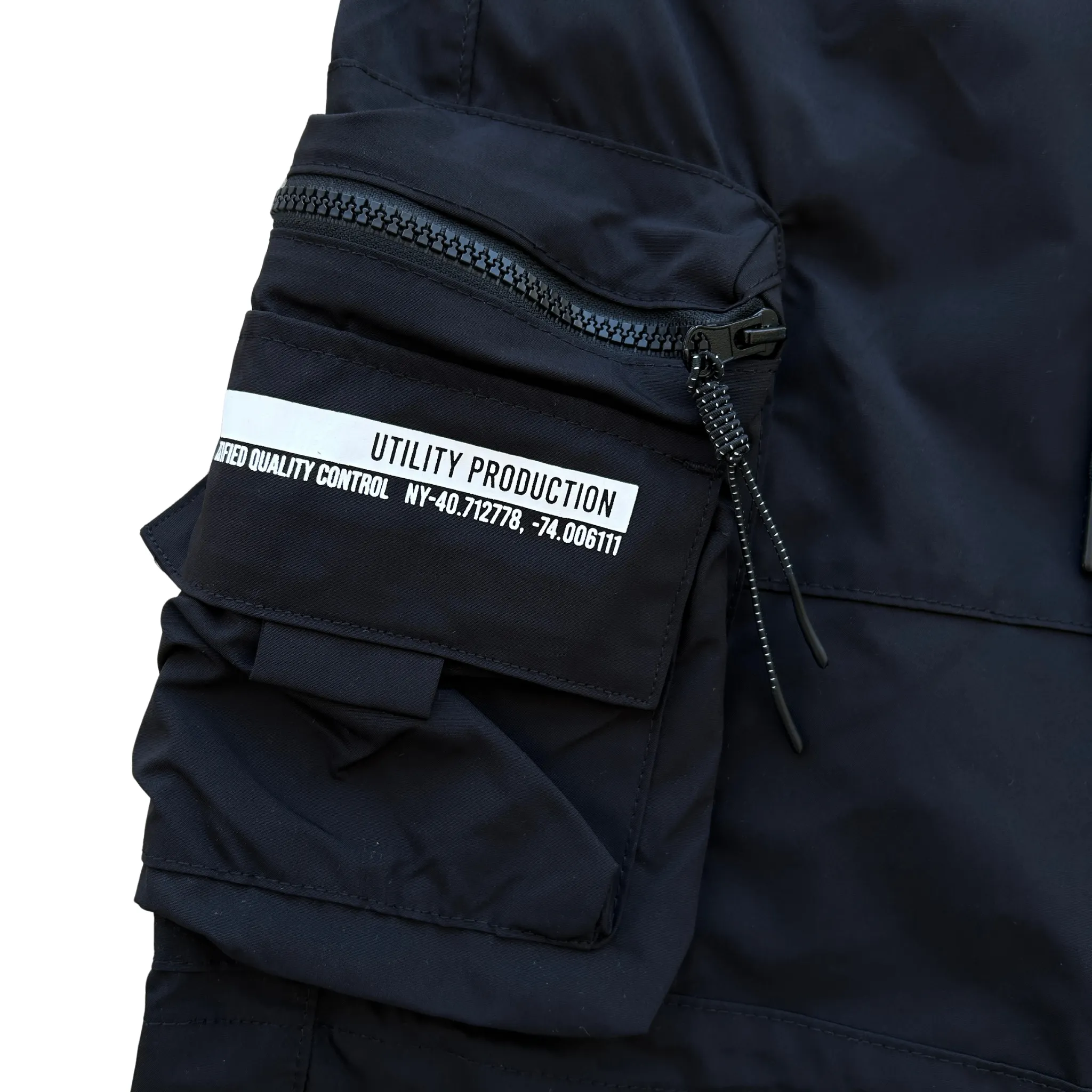 SR Denim Heavy Duty Nylon Utility Short (Black) Fashion Dress