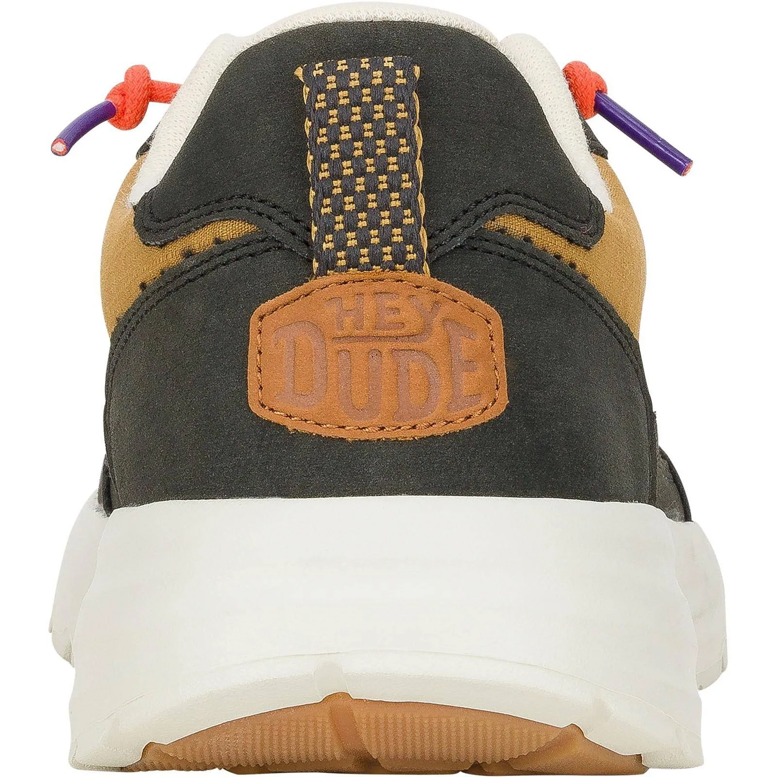 Cushioned HEYDUDE Mens Sirocco Alta Hype Trainers Walnut