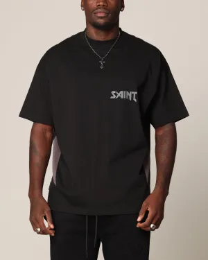 Classic Comfort Style Saint Morta Rage Boxy T-Shirt Black/Grey
