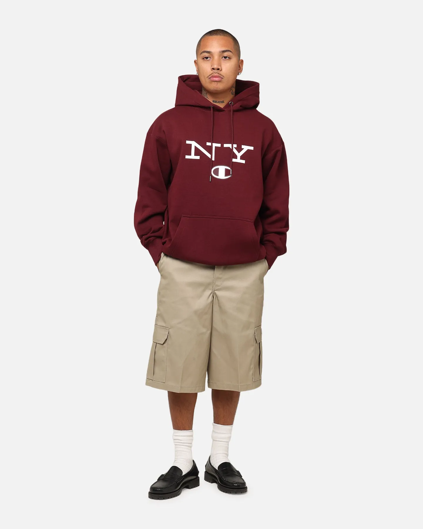 Champion Rochester Graphic Hoodie Red Street Trend
