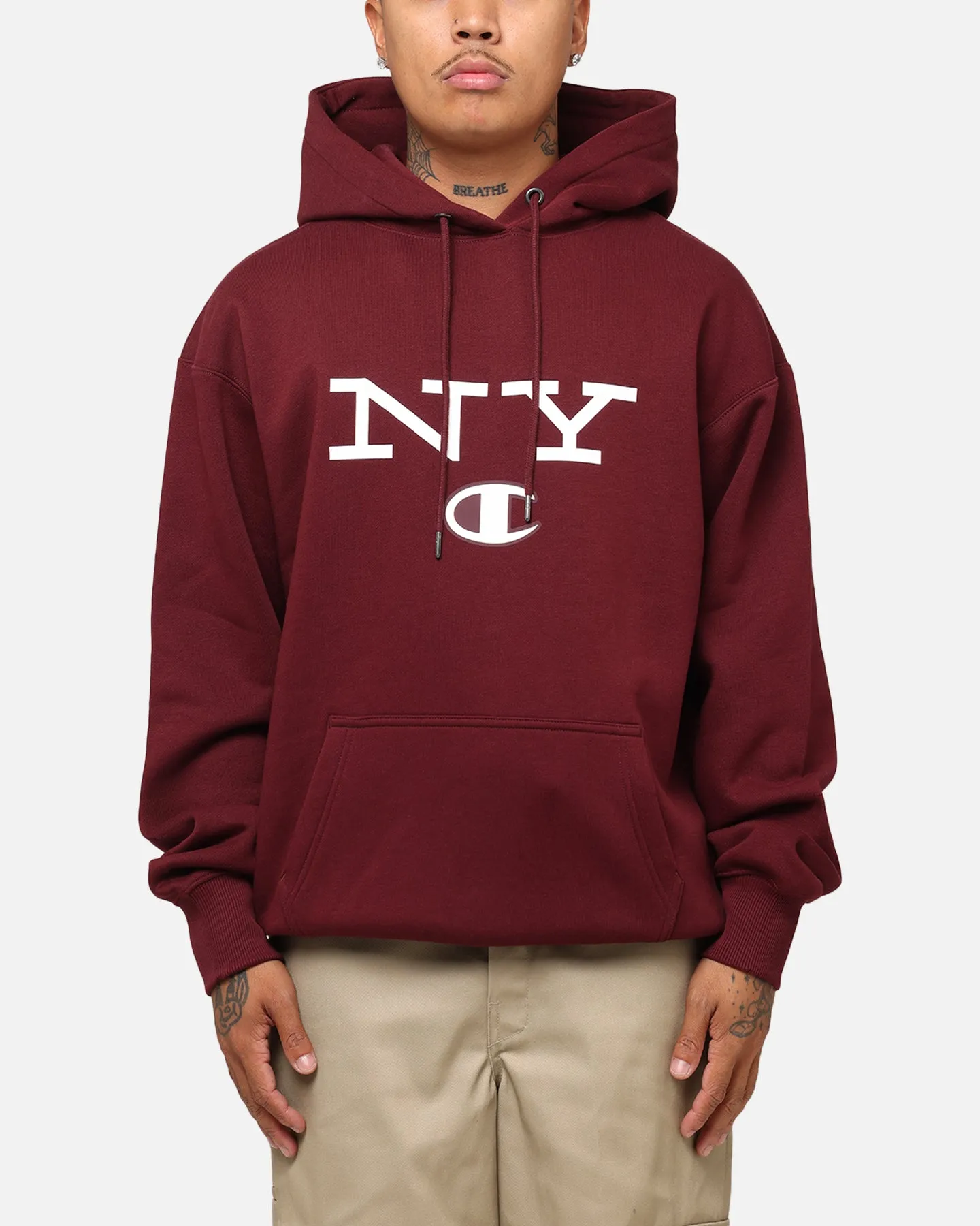 Outdoor Gear Champion Rochester Graphic Hoodie Red