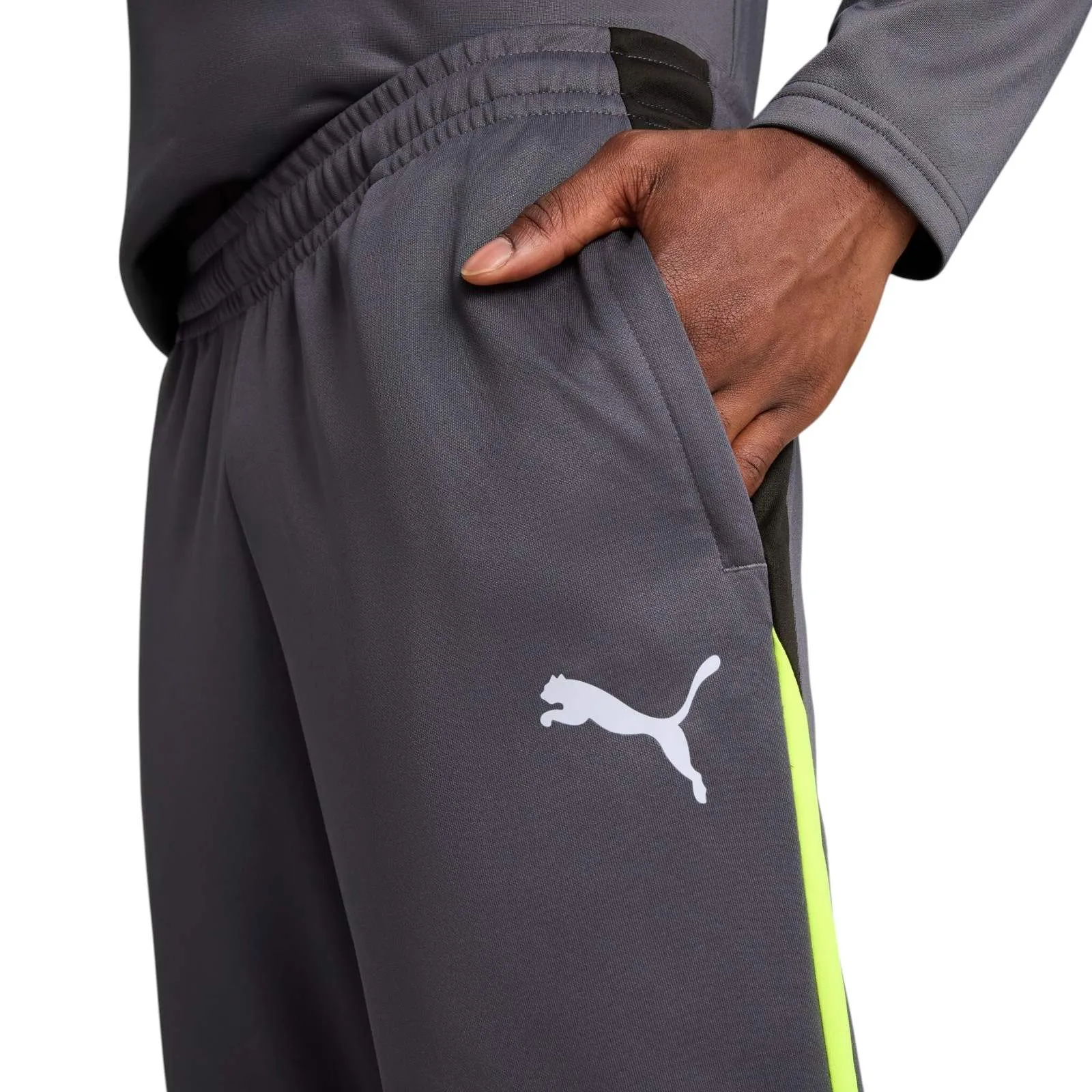 Relaxed Wear Gym Tights Capri Puma IndividualLIGA Mens Medium-Rise Training Pant