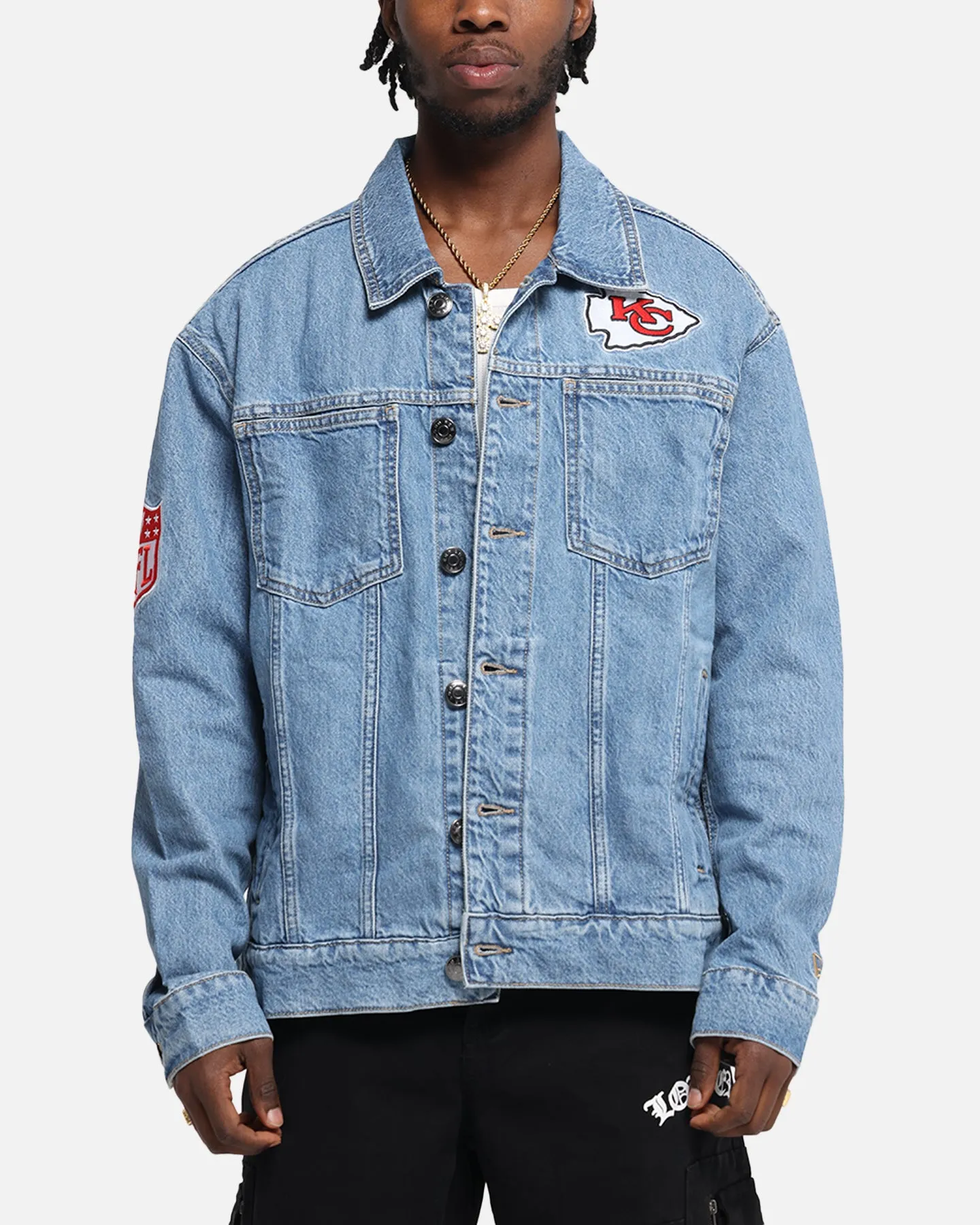 New Era Kansas City Chiefs NFL Denim Jacket Dark Blue Weekend Style