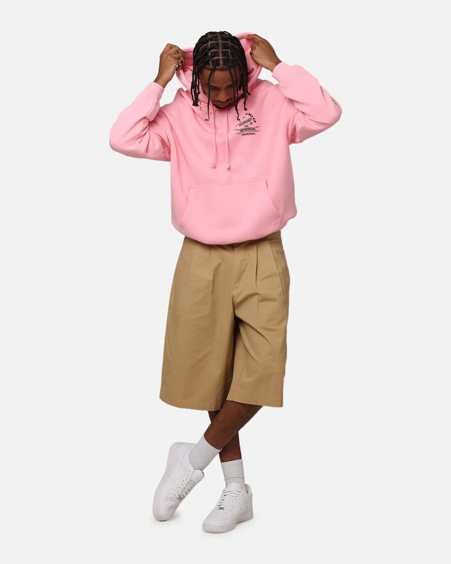 Leather like Wolf like Mitchell & Ness Inter Miami CF Inaugural Year Hoodie Pink