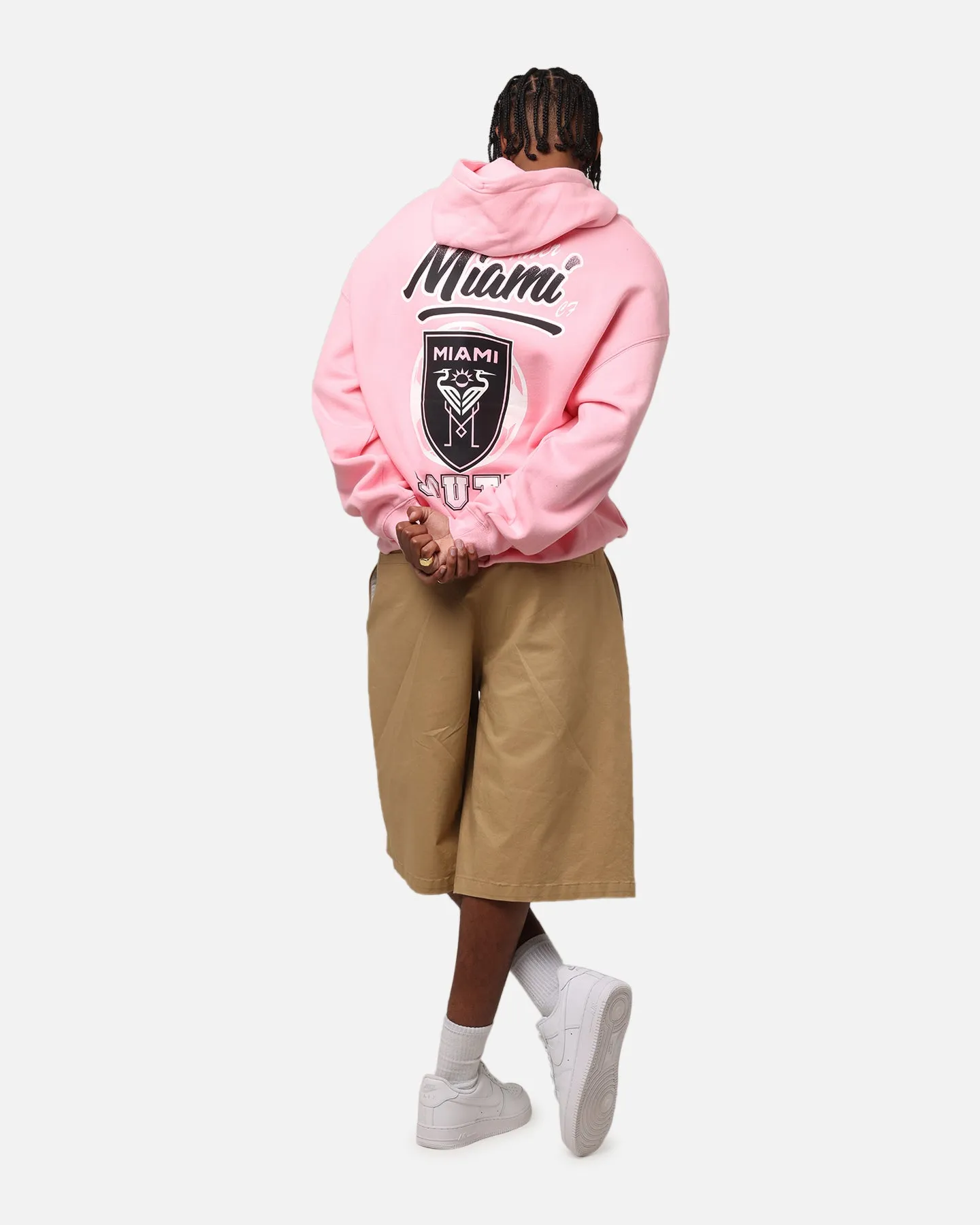 Mitchell & Ness Inter Miami CF Inaugural Year Hoodie Pink Cozy Wear