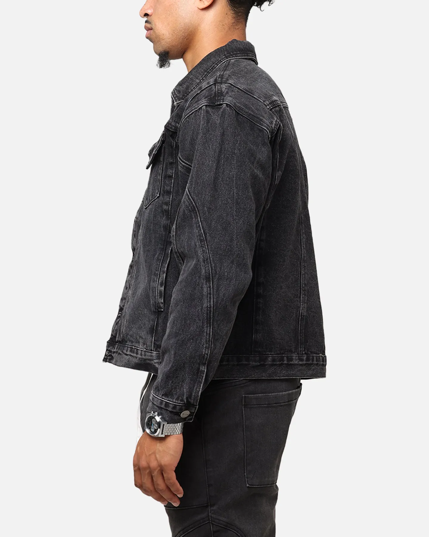 Saint Morta Armoury Denim Jacket Black Shadow Option