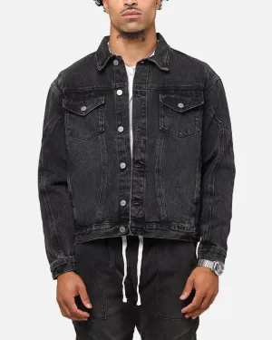 Saint Morta Armoury Denim Jacket Black Shadow Alarm Primaloft Insulation