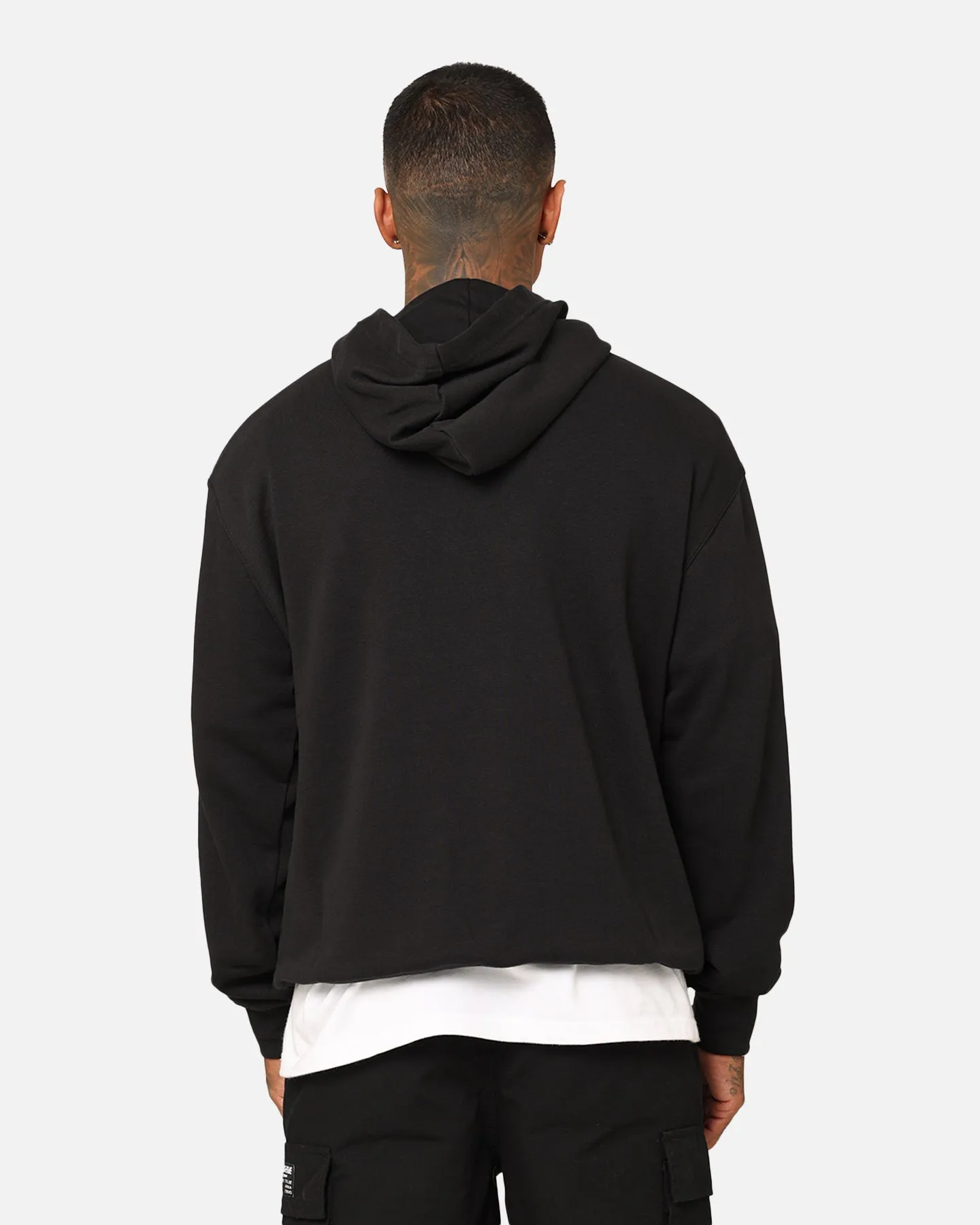 Heat Transfer Graphics Modern Silhouette Jordan Flight MVP Fleece Pullover Hoodie Black