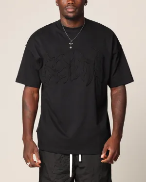 EthicalProduction Saint Morta Rodeo Metal Boxy T-Shirt Black
