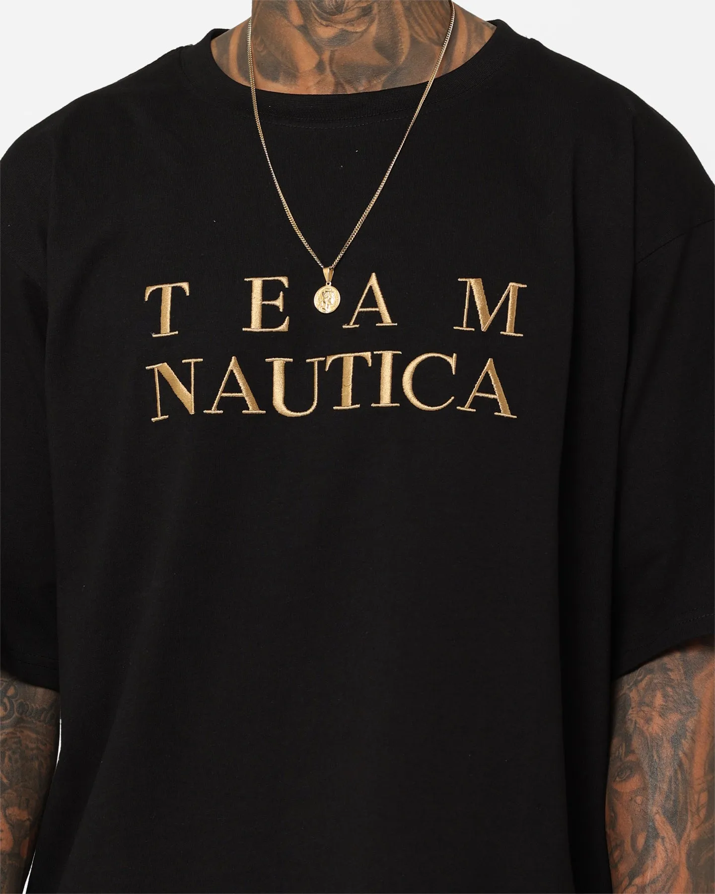 Nautica Trela 2 Heavyweight T-Shirt Anthracite Fashion and Comfort Chic Wear