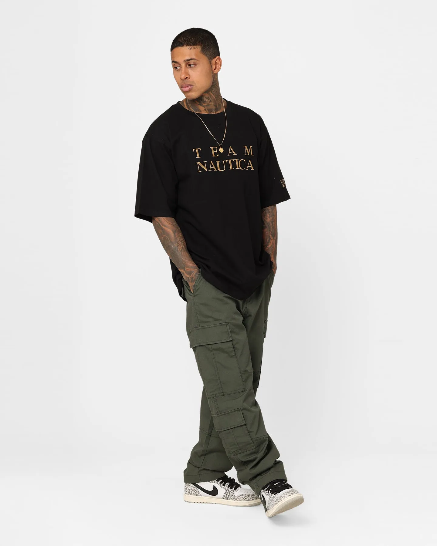 Nautica Trela 2 Heavyweight T-Shirt Anthracite sale season