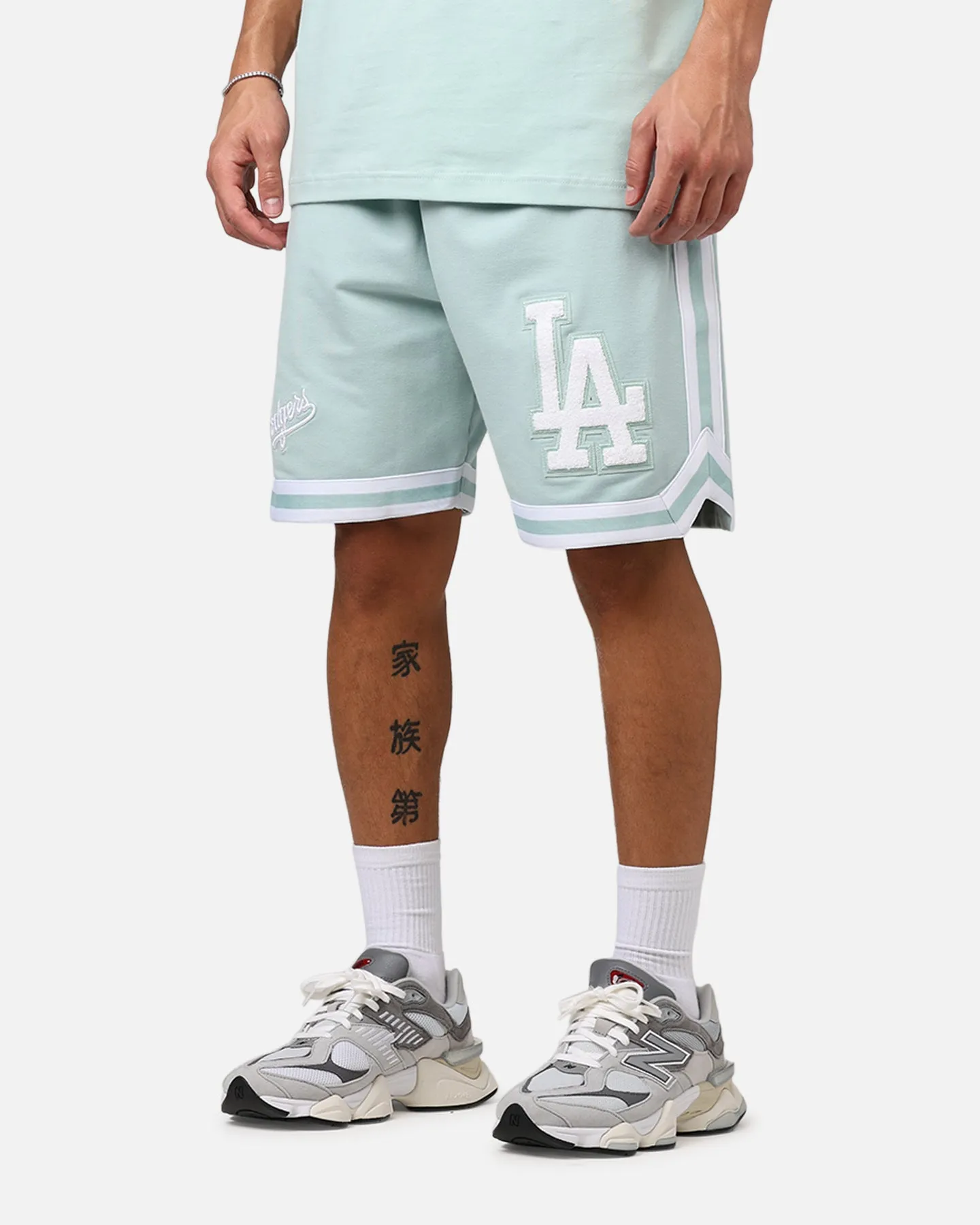 Comfort Flex Wear New Era Los Angeles Dodgers 'Logo Select Mint' Shorts Mint/White