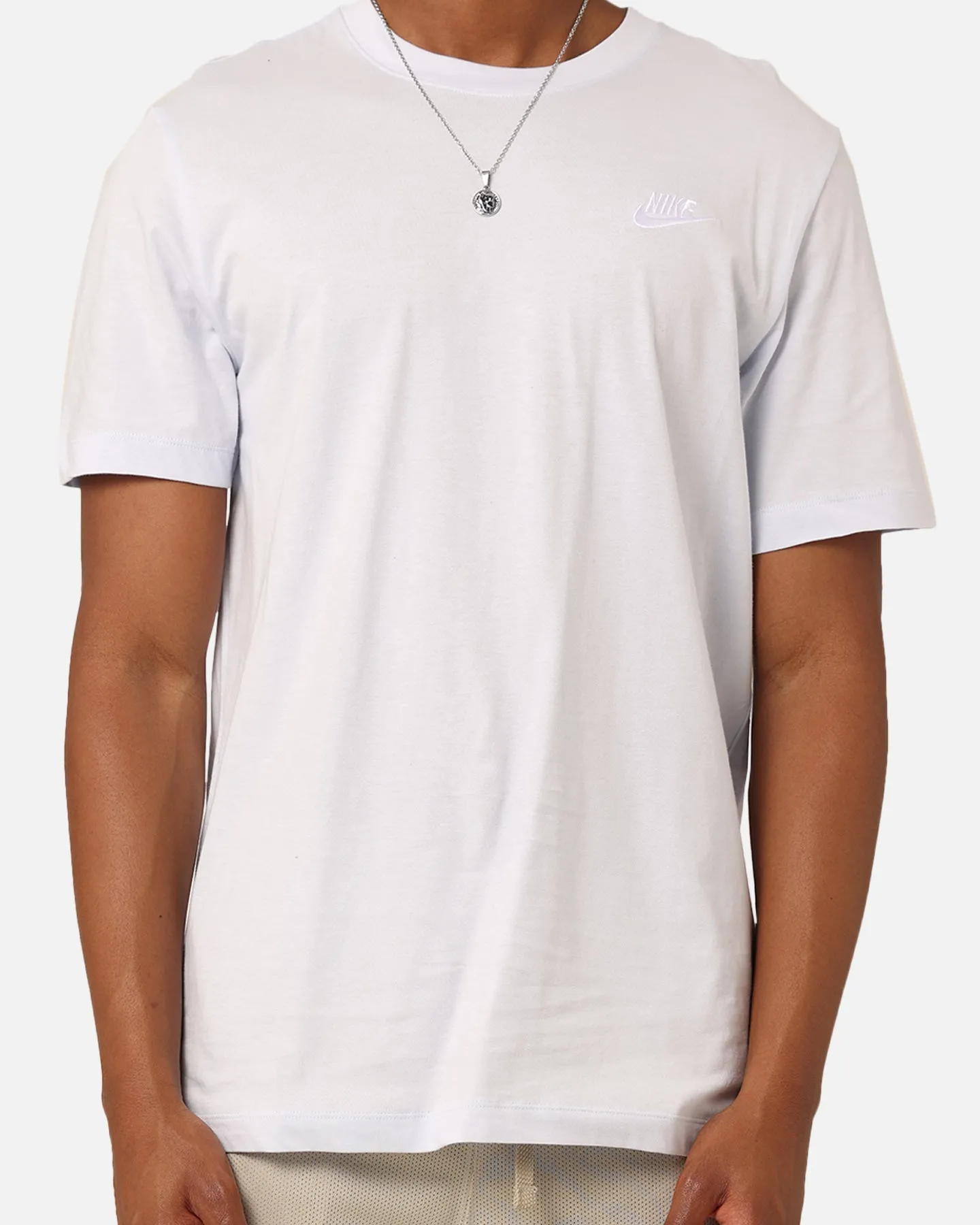 Nike Sportswear Club T-Shirt Football Grey High Durability Weave