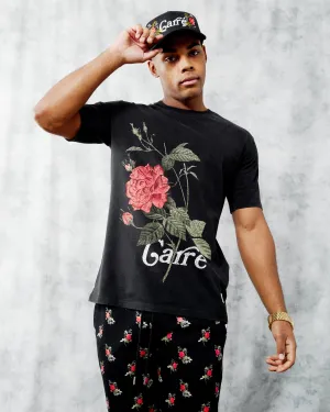 Odor Resistant Material HeatResistantMaterial Carre Ament Vintage Classic Short Sleeve T-Shirt Washed Black