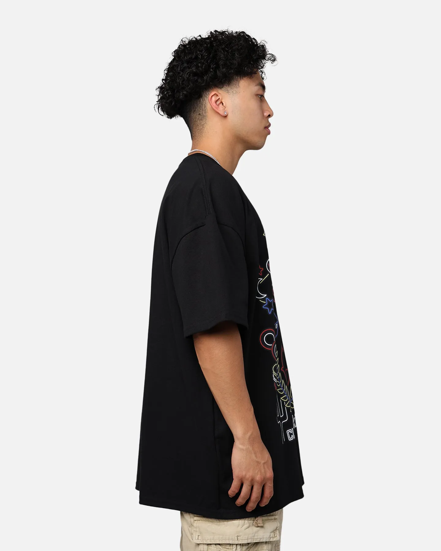Culture Kings Sign Vegas T-Shirt Black Fun and Relaxed