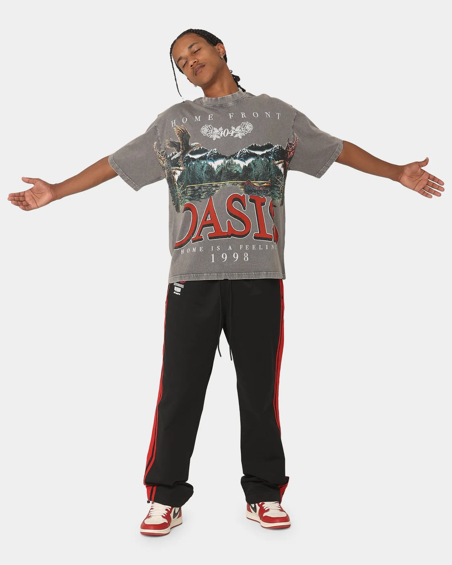 Trendy Tops 404 Oasis Vintage T-Shirt Charcoal