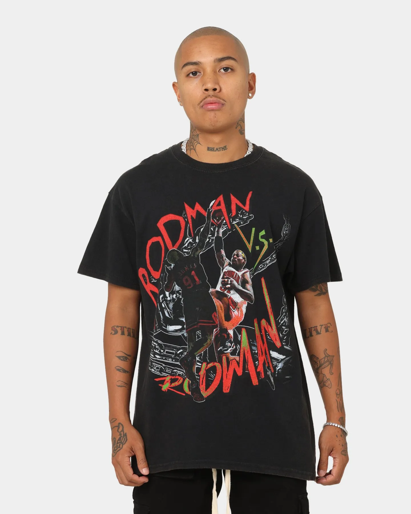 Simple Look Rodman Brand Rodman V Rodman Vintage T-Shirt Black Wash
