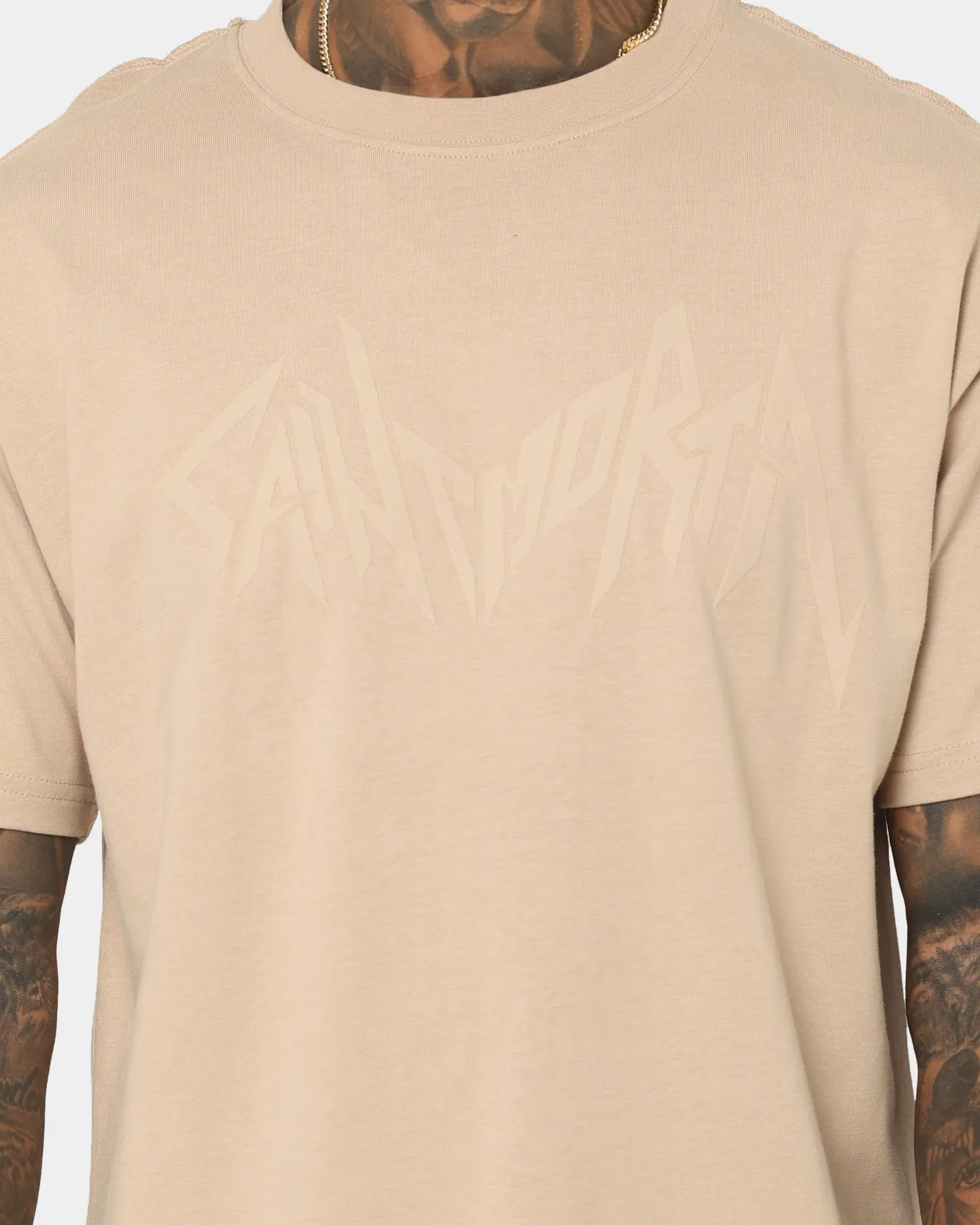 Trendy Look Saint Morta Metal Lafayette T-Shirt Stone/Stone