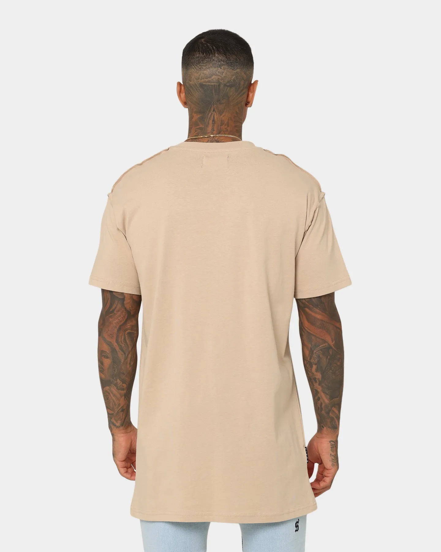 Slim Fit Cut Saint Morta Metal Lafayette T-Shirt Stone/Stone
