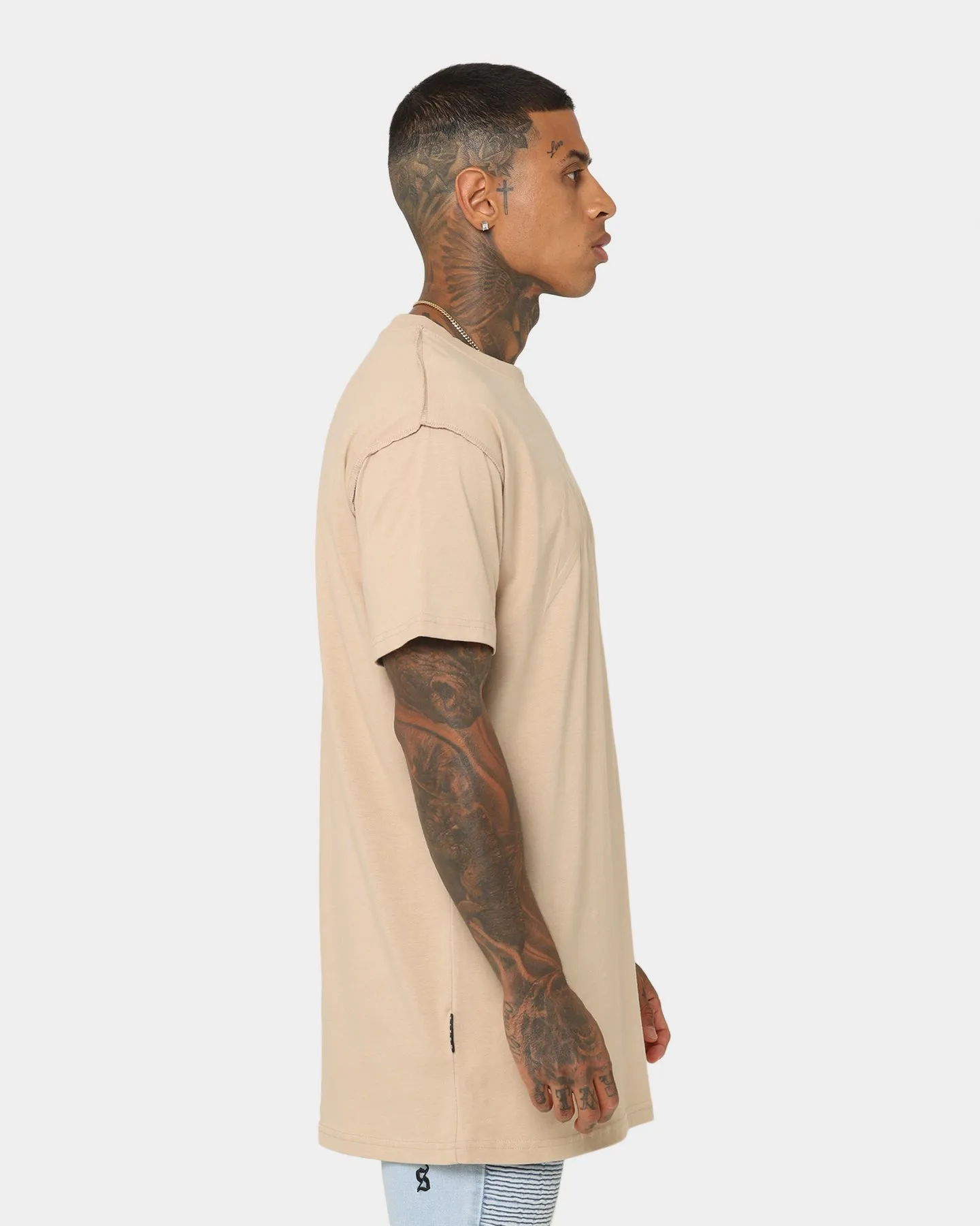 Saint Morta Metal Lafayette T-Shirt Stone/Stone Trendy Wear Adaptable