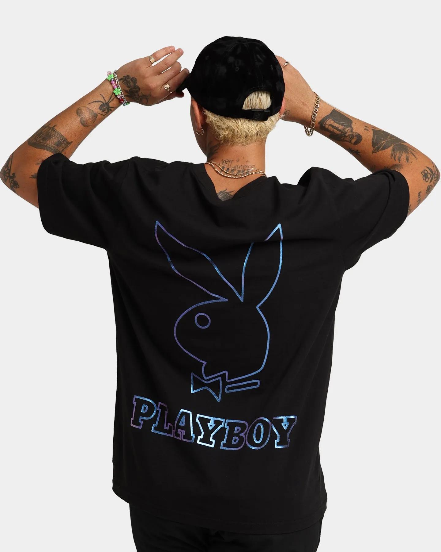color blocking Playboy Bunny T-Shirt Black