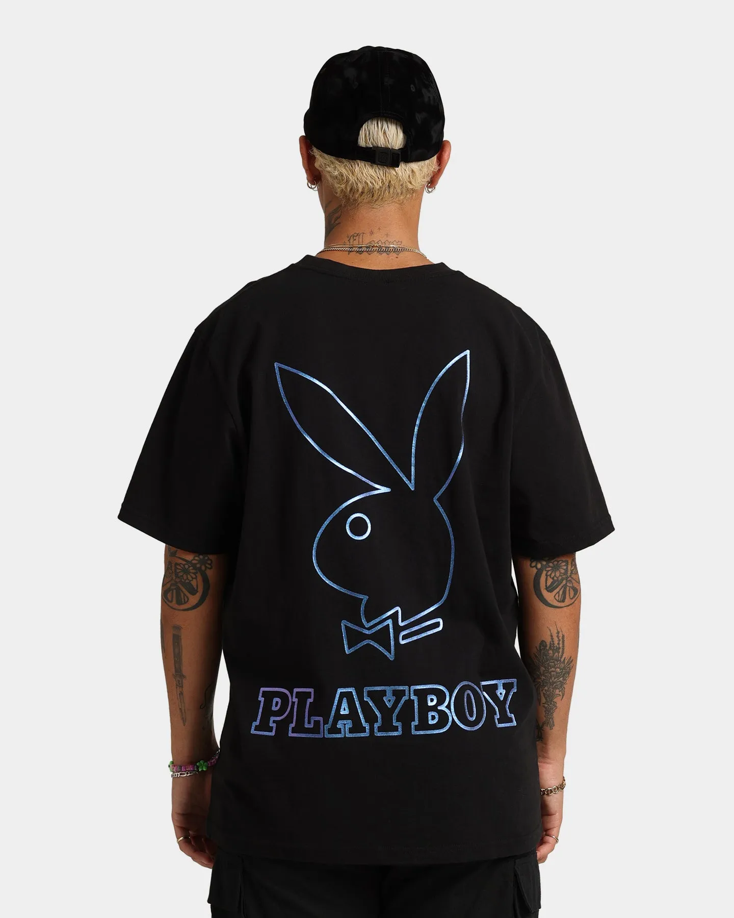 Playboy Bunny T-Shirt Black AntiStatic Properties Seasonal Fashion