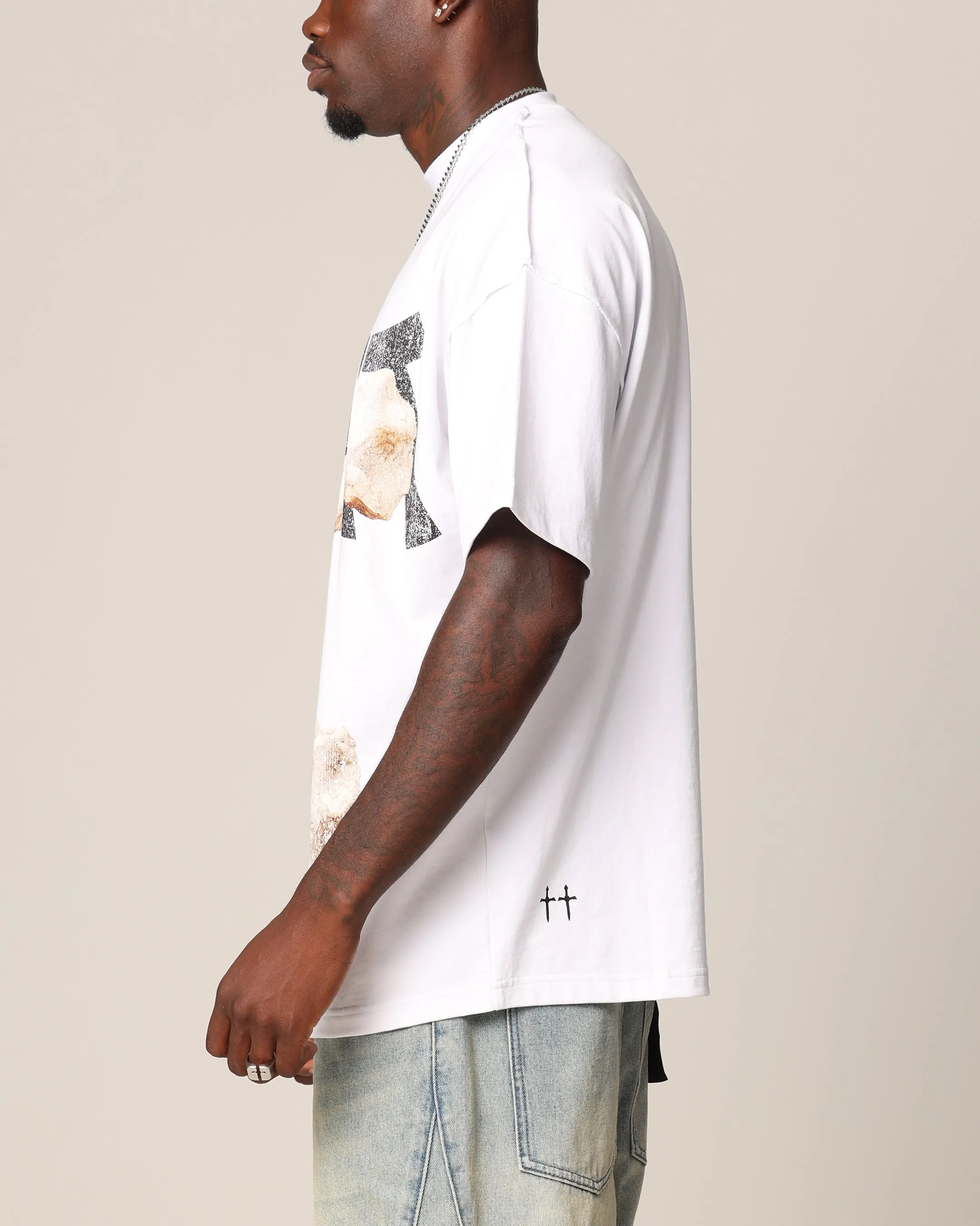 Outdoor Essentials Saint Morta Dead Coffin Club Boxy T-Shirt White