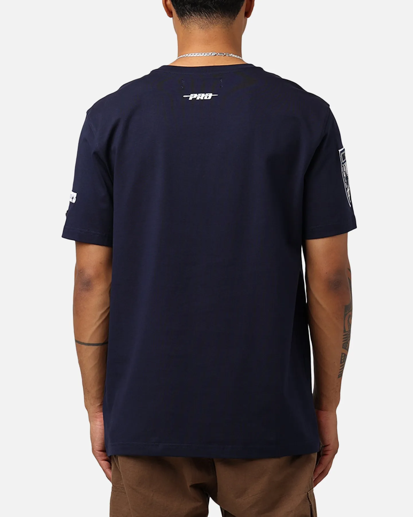 Pro Standard Dallas Cowboys Fast Lane SJ T-Shirt Midnight Navy Sublimation Resistant Fabric Snag Resistant Surface