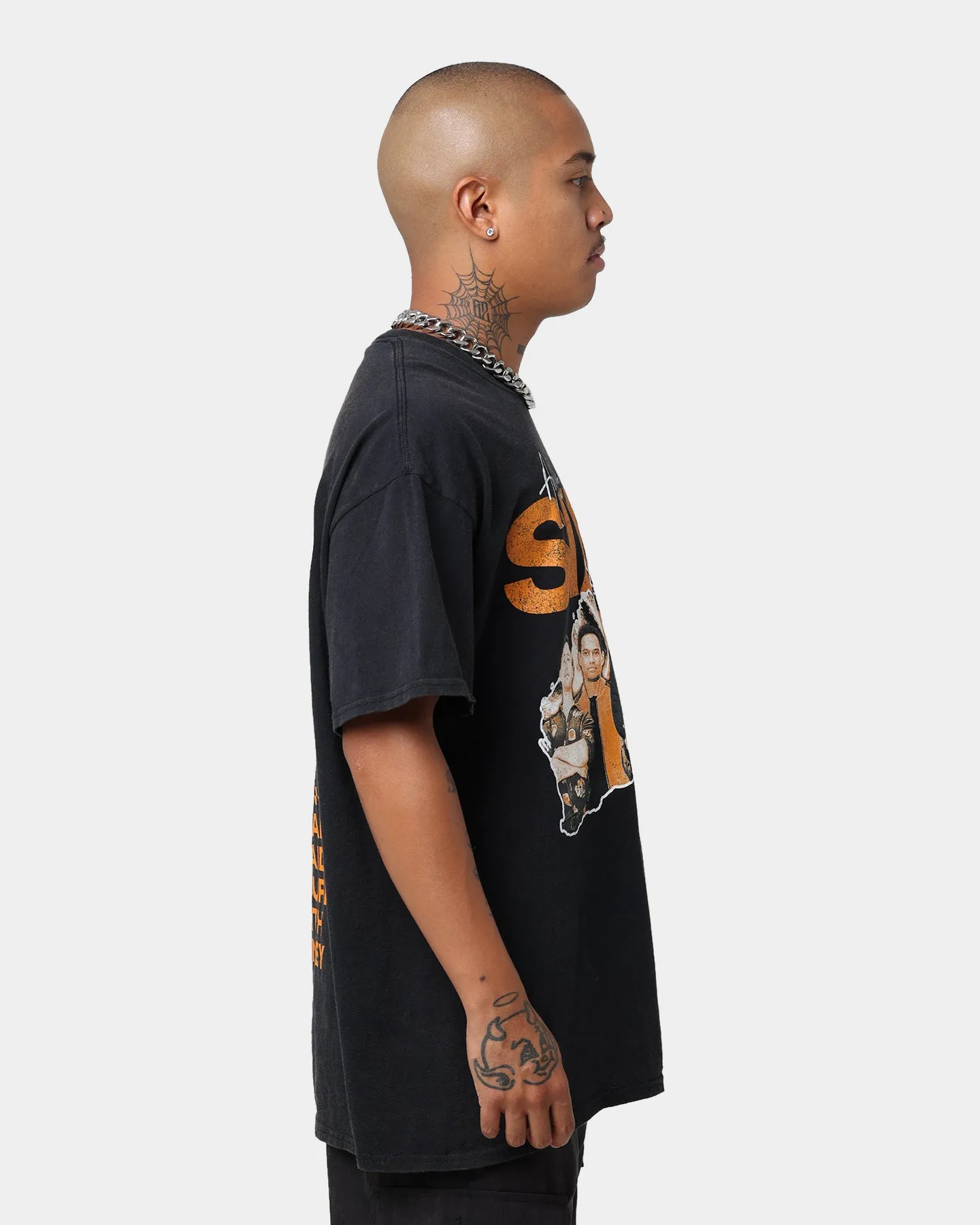 Versatile and Comfortable SIX60 Six60 Tour Vintage T-Shirt Black Wash
