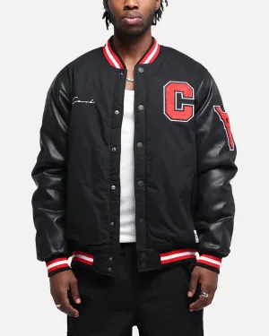Moisture Wicking Technology Compact Packability Carre MVP Varsity Jacket Black/Red