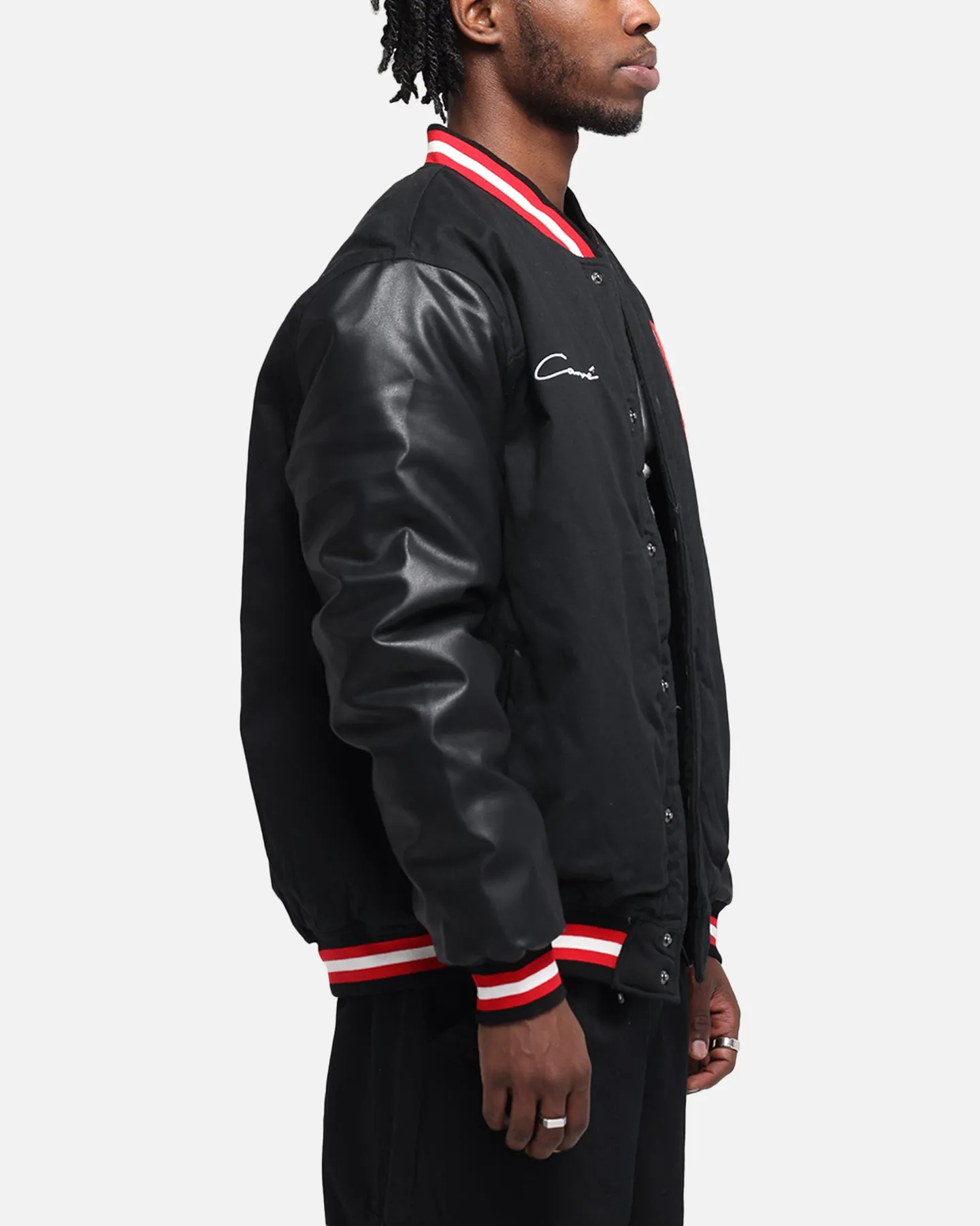 Handmade Carre MVP Varsity Jacket Black/Red