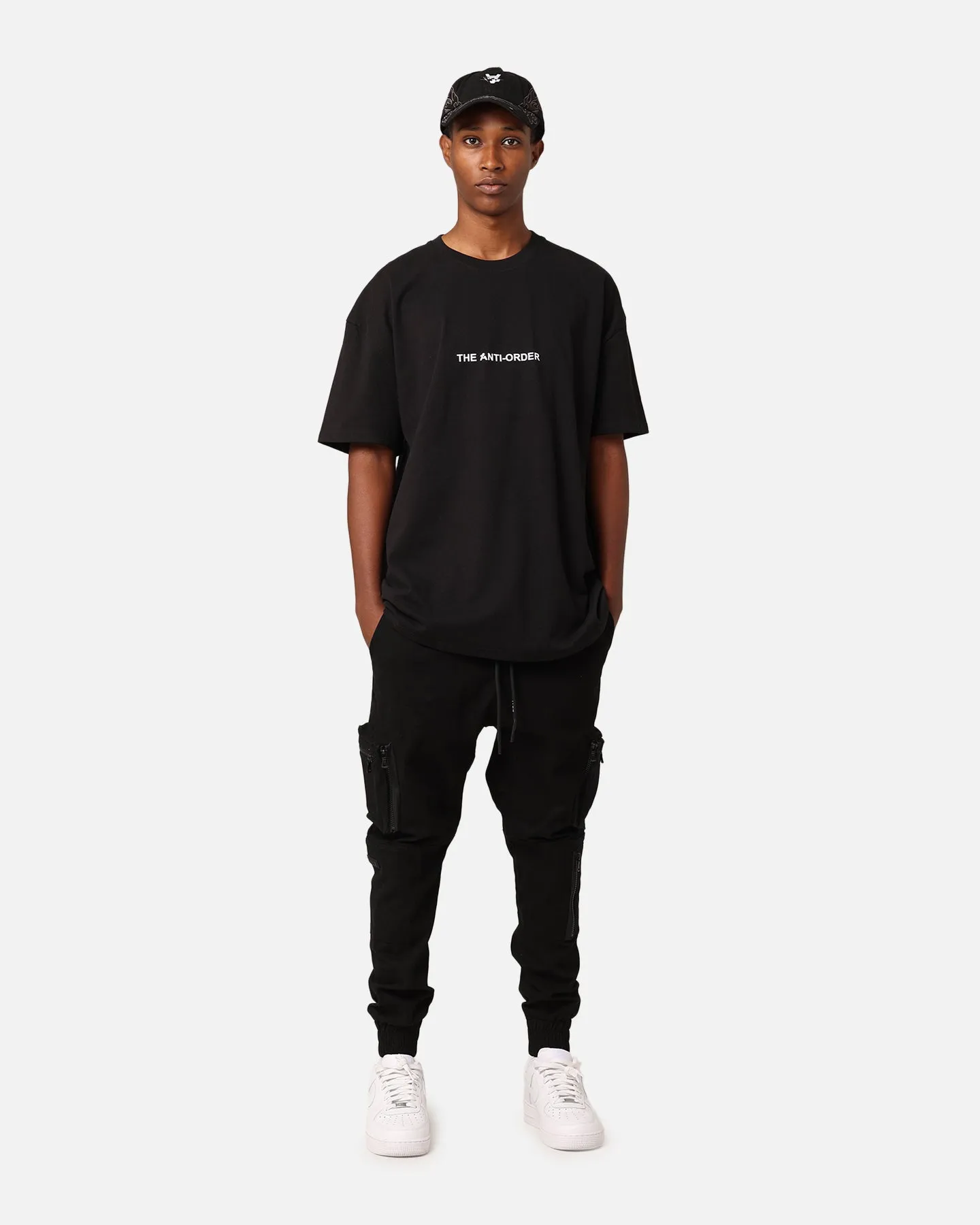 Ultra Soft Blend Casual Layering Wear The Anti Order Endless Egress T-Shirt Black