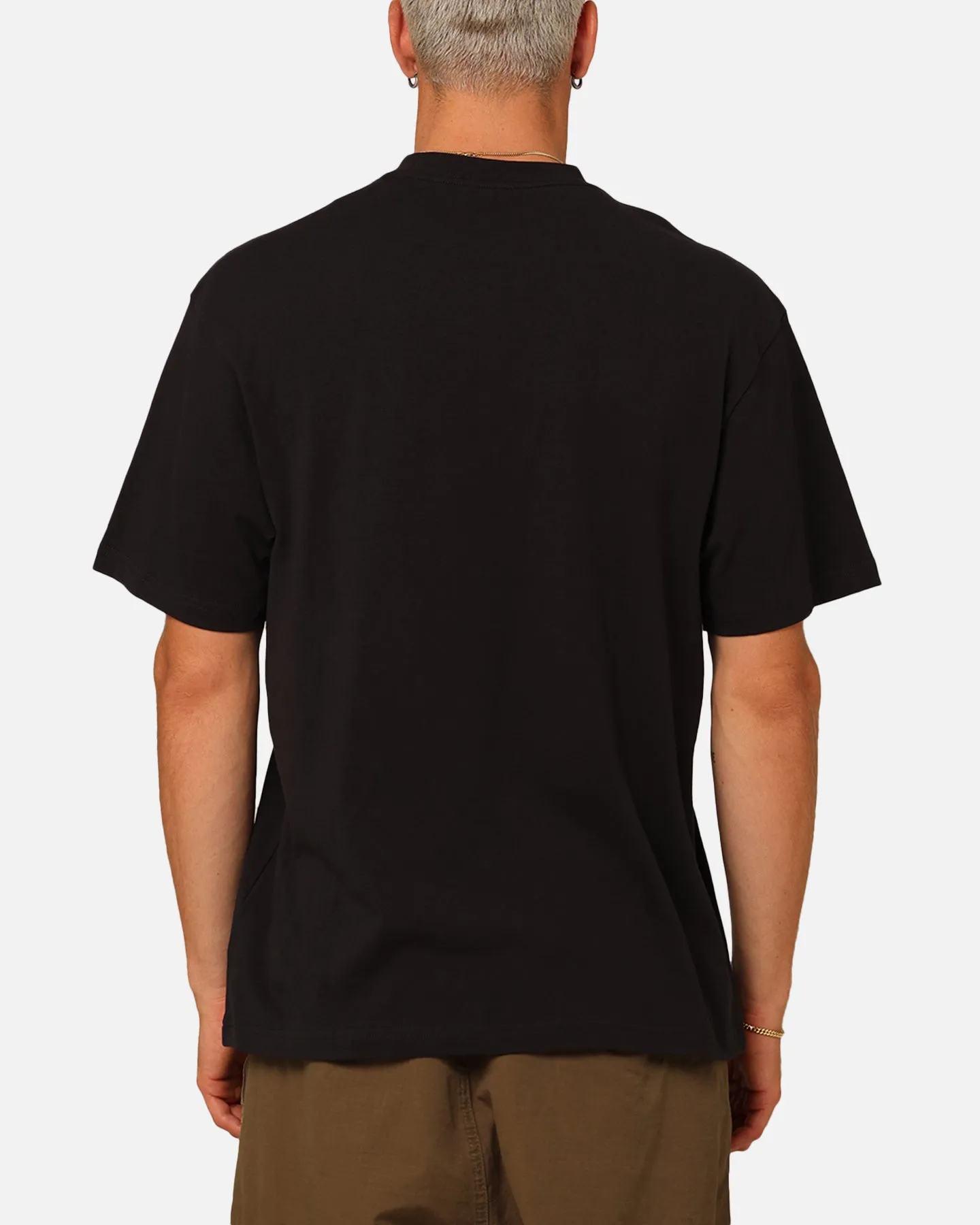 Mitchell & Ness X WWE Dwayne "The Rock" Johnson Team Bring It T-Shirt Overdyed Black FadeResistant Coating