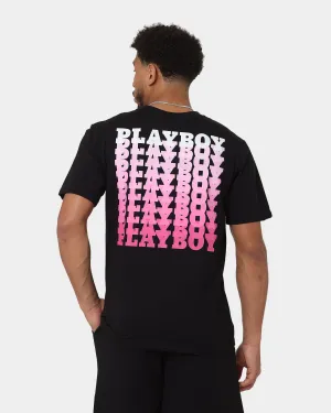 Playboy Stack Blend T-Shirt Black Magenta Fresh Comfort Style Seasonal Must-Have