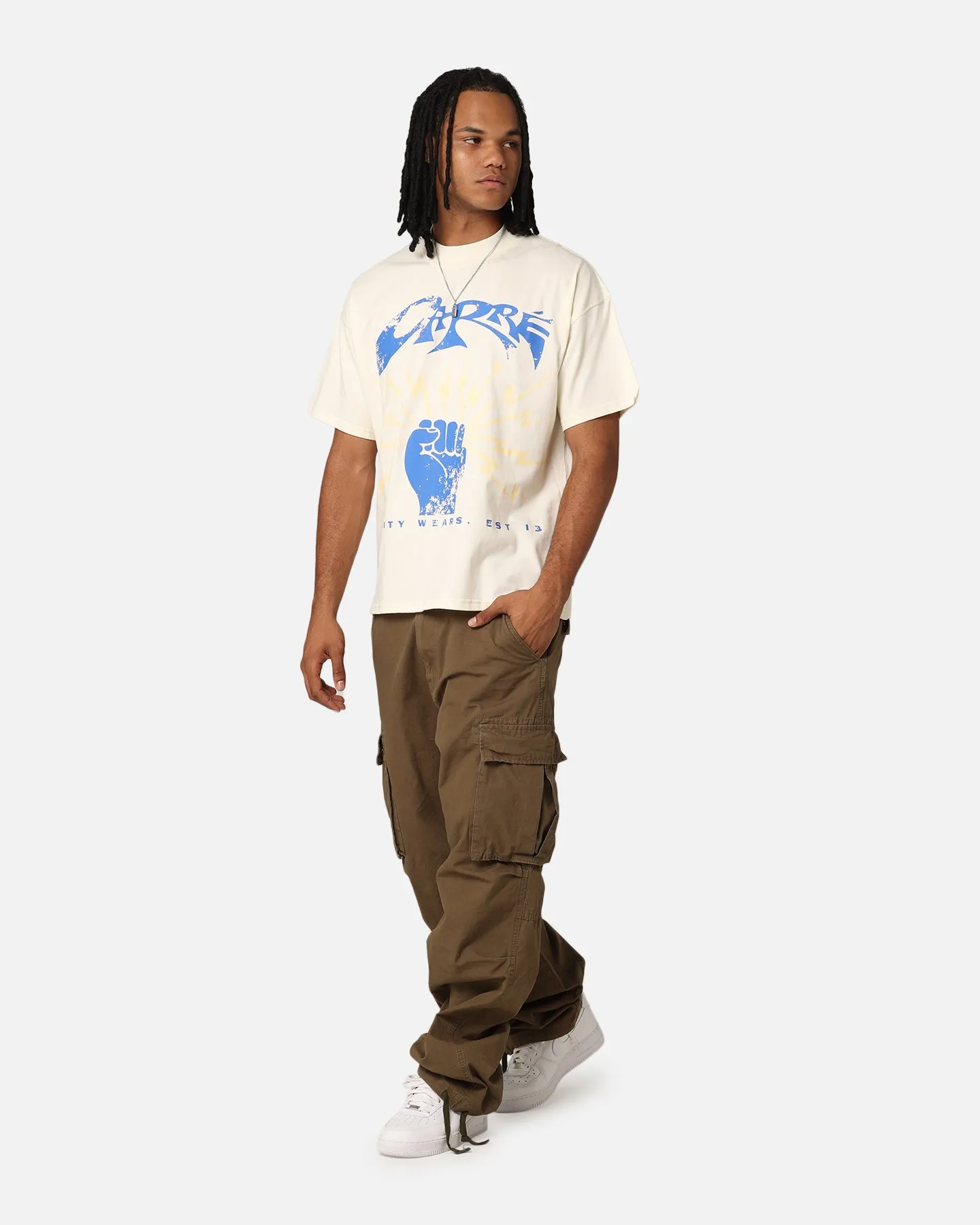 Carr?? Revolution 13 Oversized T-Shirt Off White Bold Comfort homecoming