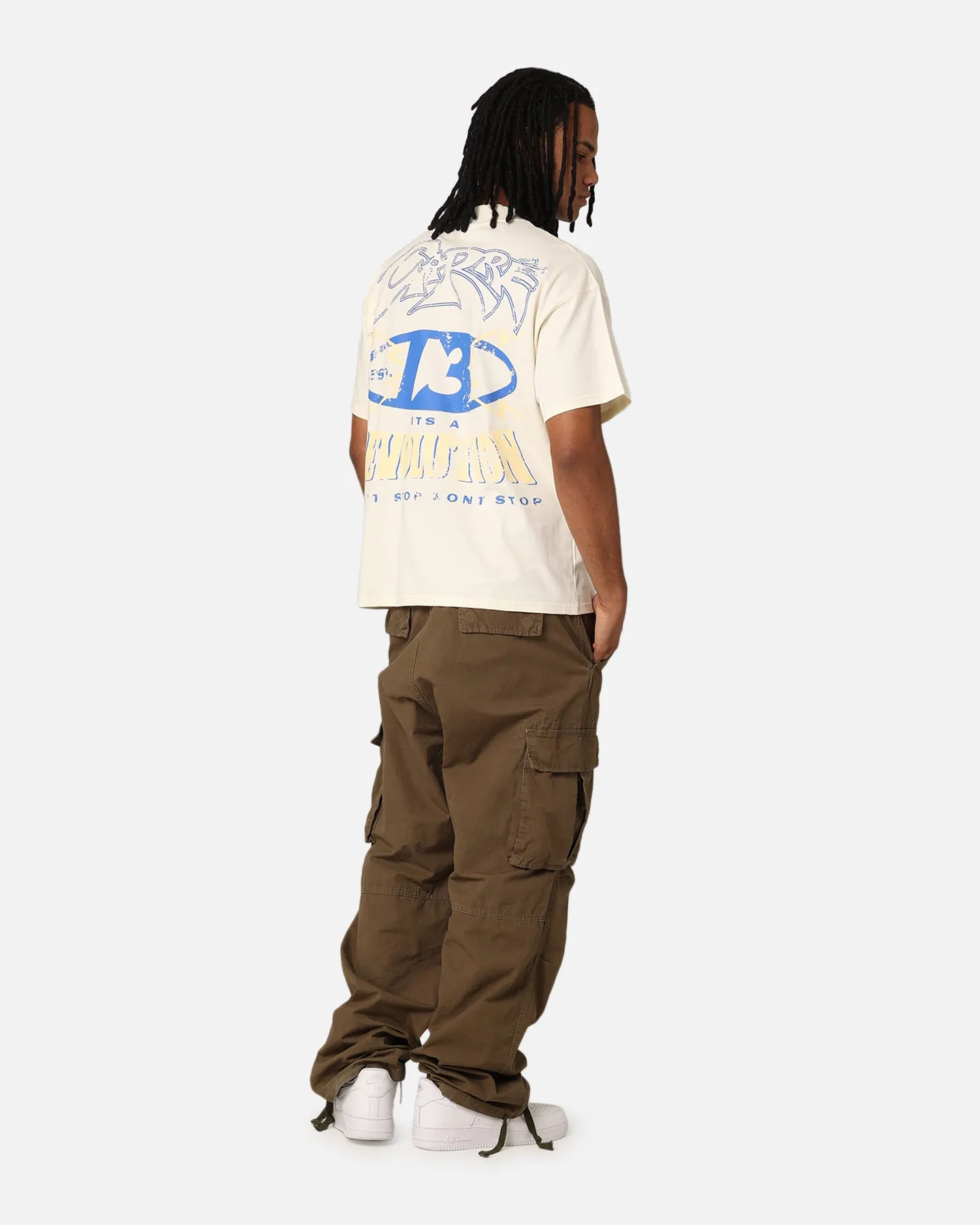 Carr?? Revolution 13 Oversized T-Shirt Off White Classic Smart Wool combination